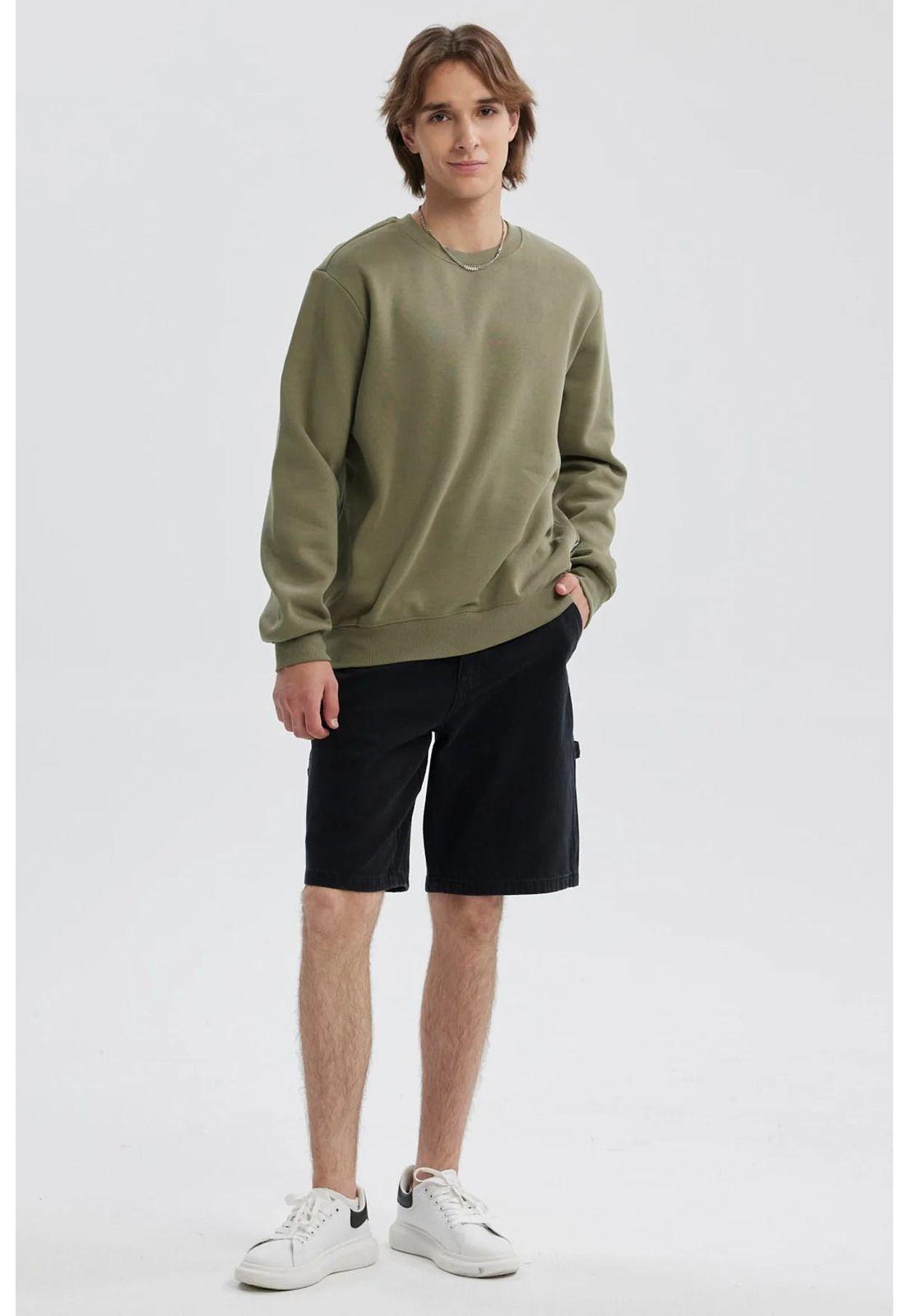 Bermuda Hombre Carpintero Baggy Fit Negro-3