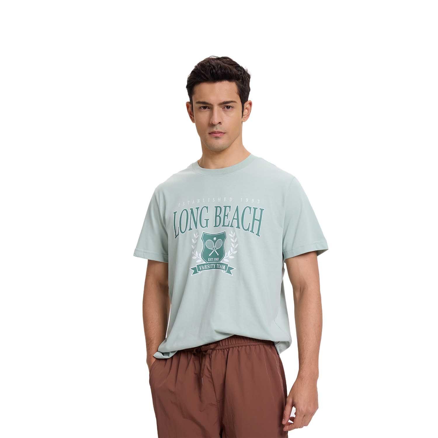 Polera Hombre Sports Basket Verde Claro Fashion's Park-0