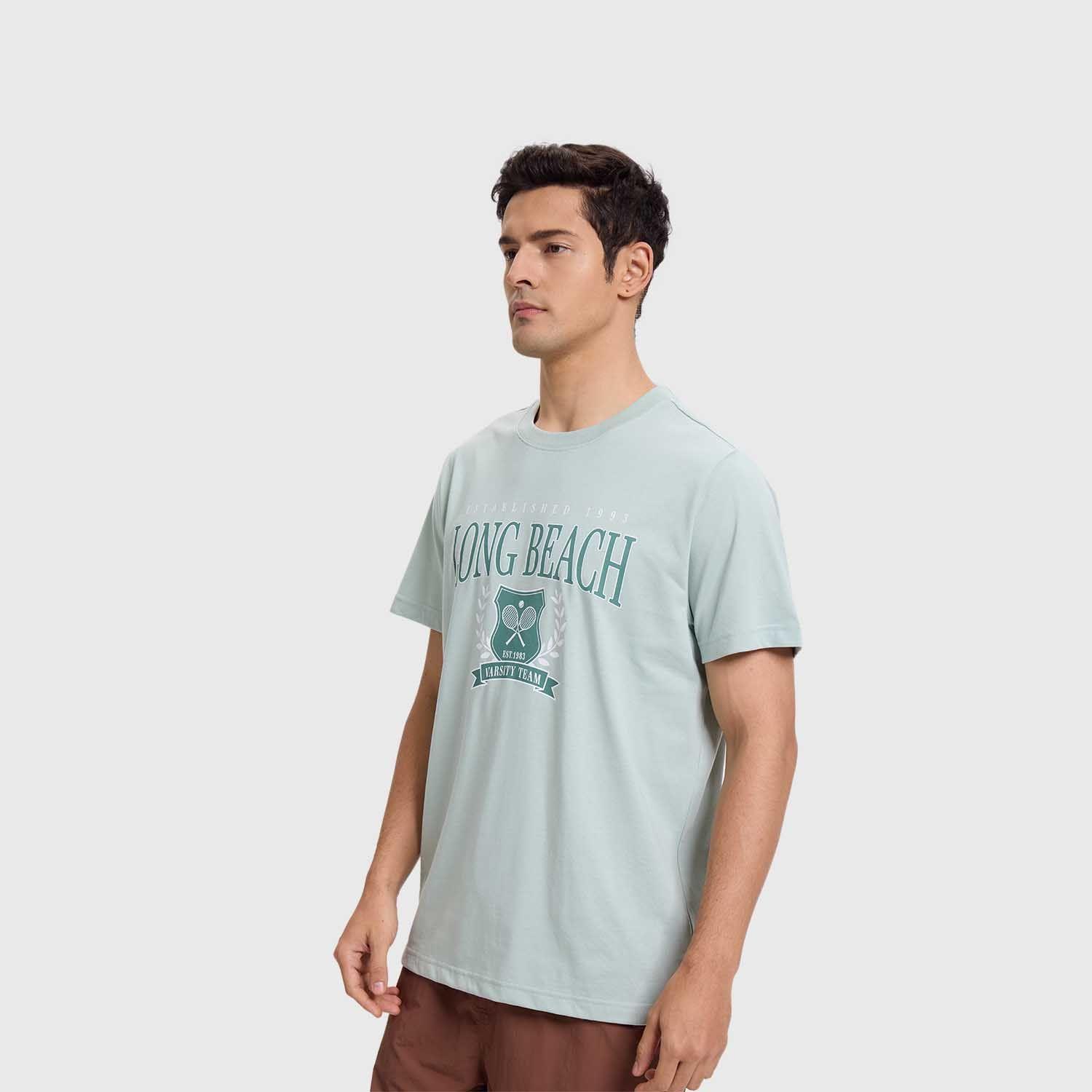 Polera Hombre Sports Basket Verde Claro Fashion's Park-1