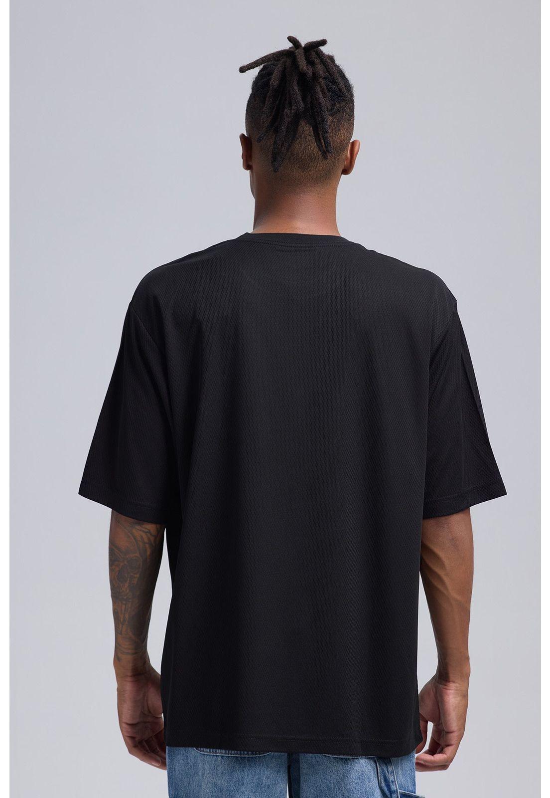 Polera Hombre Print Número Negro-2