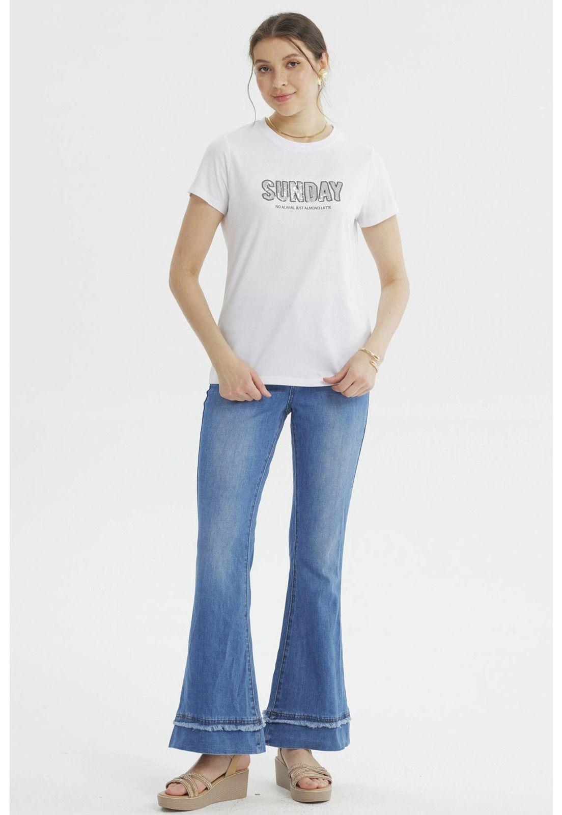 Polera Mujer Print Posiiconal Blanco-3