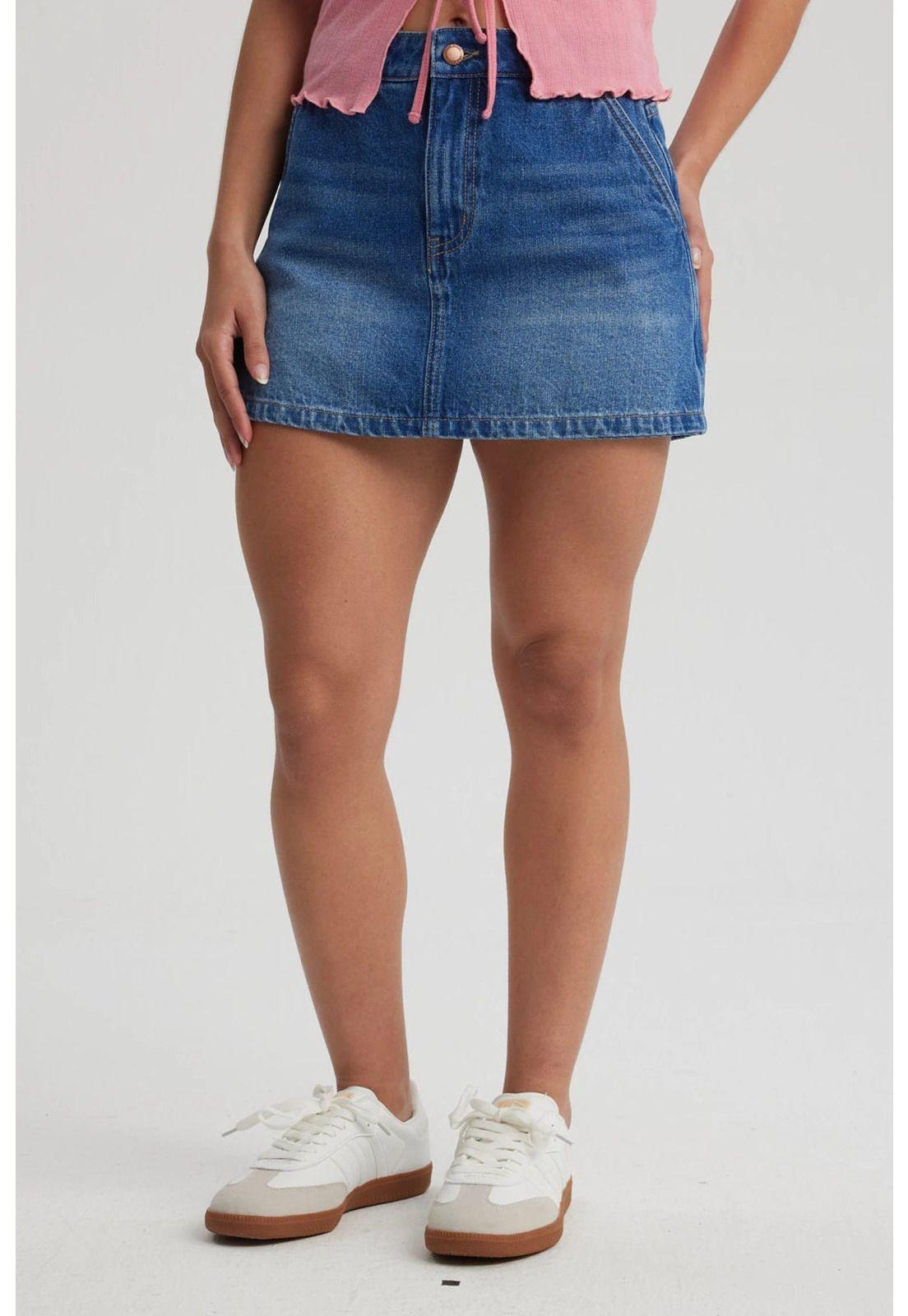 Short Mujer Micro Short Azul-0