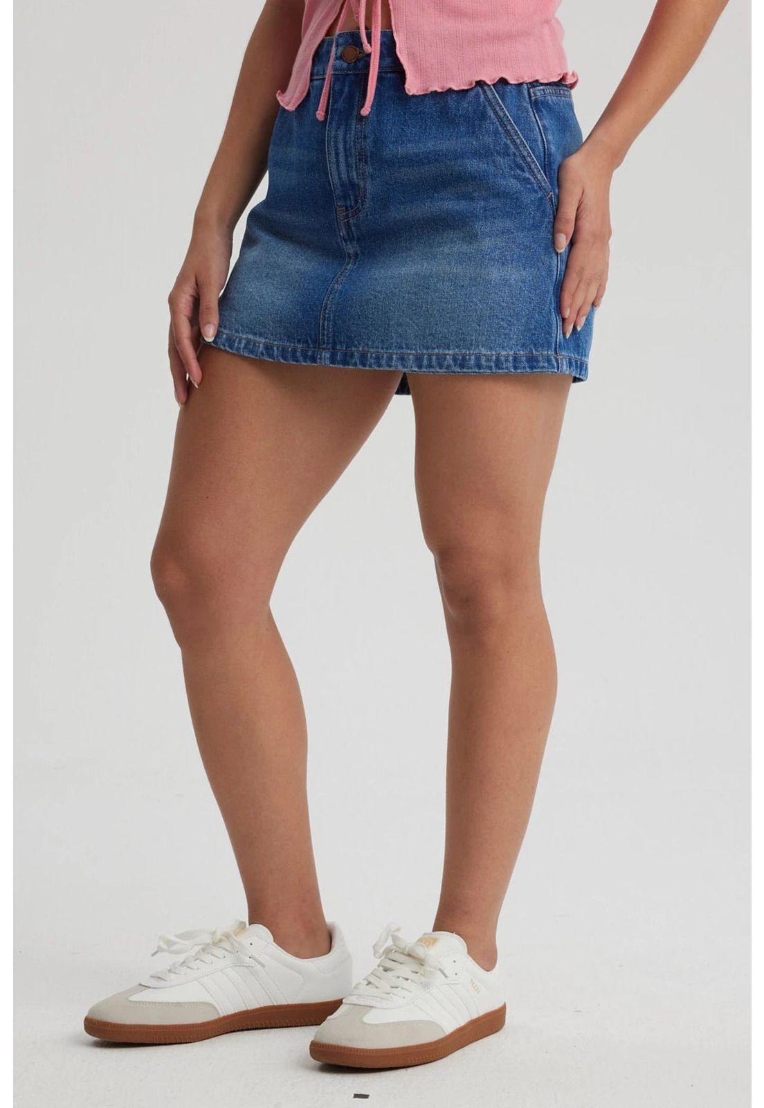 Short Mujer Micro Short Azul-1