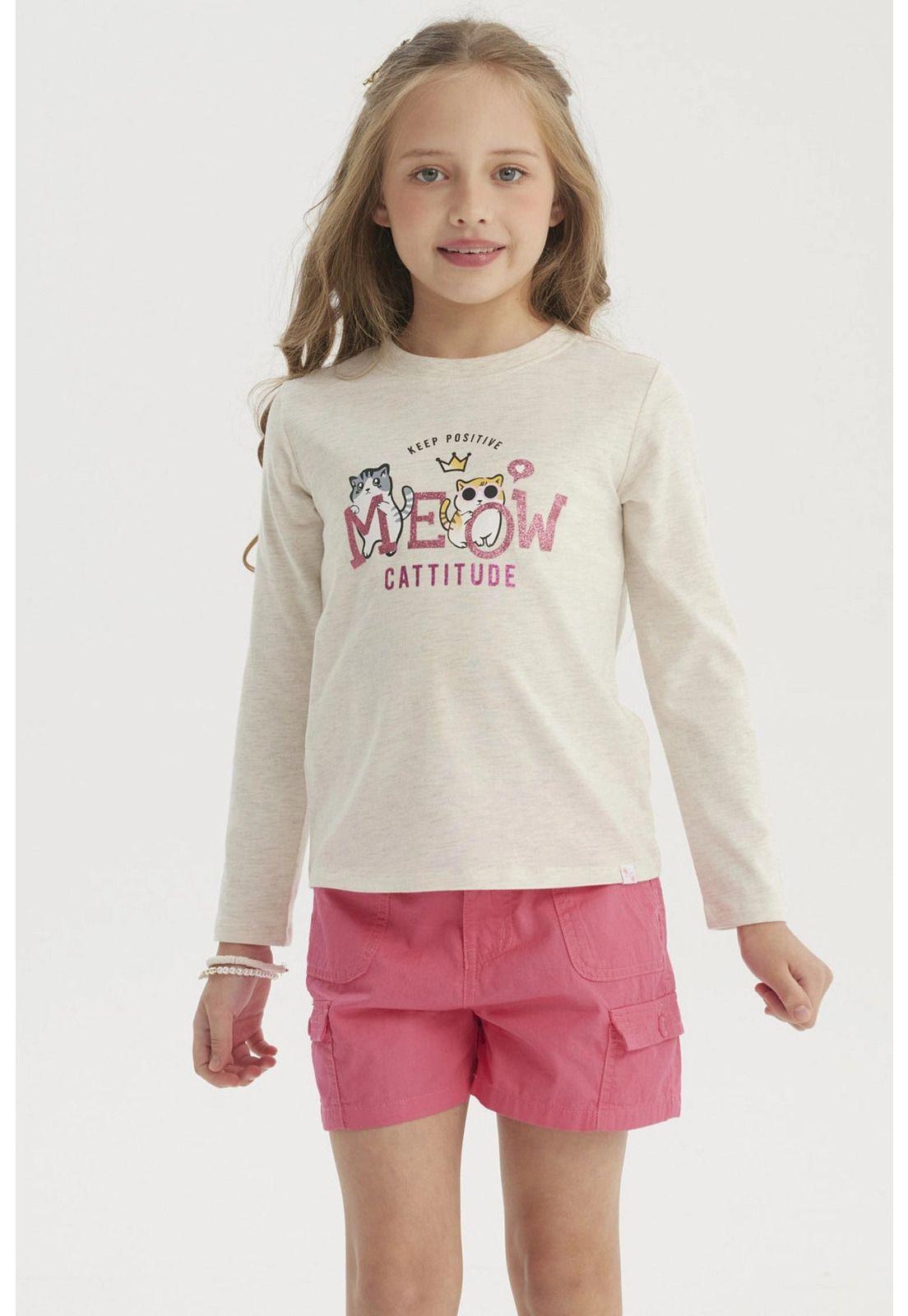 Polera Niña Básica Toddler Beige-0