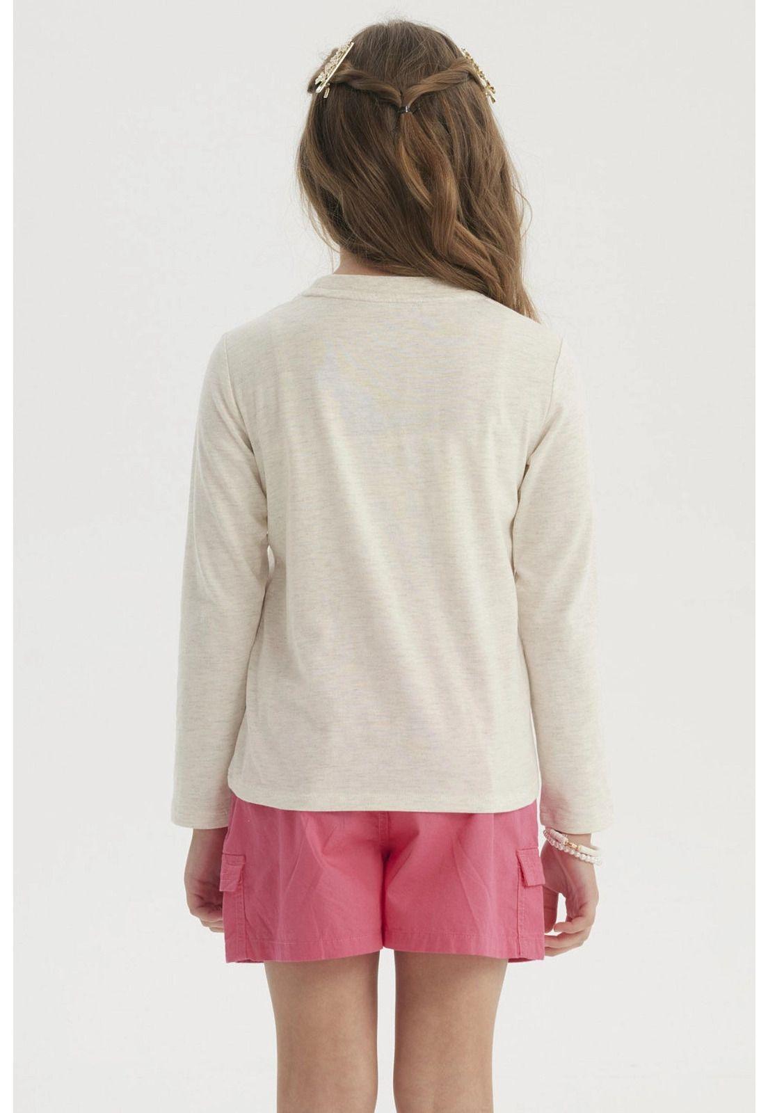 Polera Niña Básica Toddler Beige-2