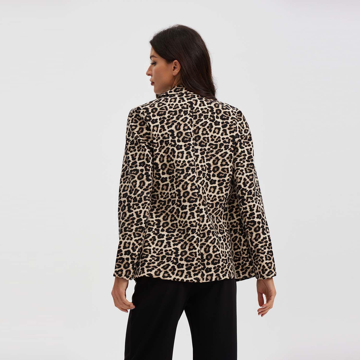 Blazer Mujer Full Print Negro-2