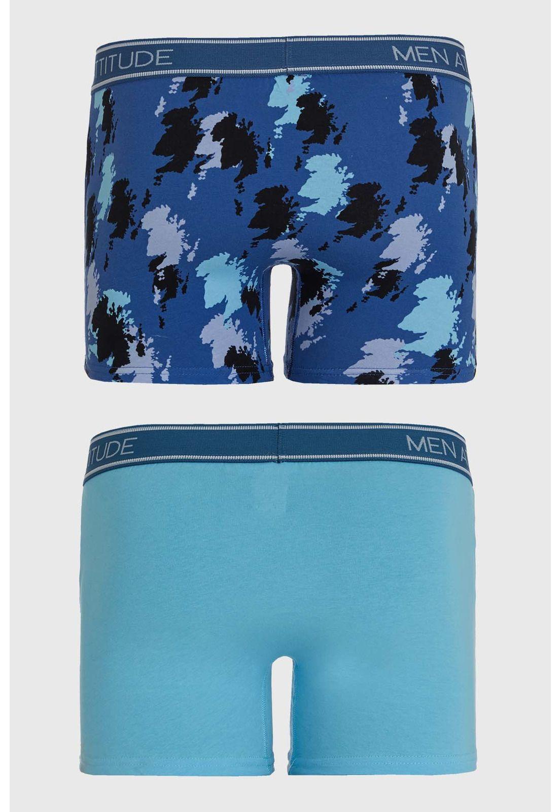 Bóxer Hombre Bipack Celeste-1