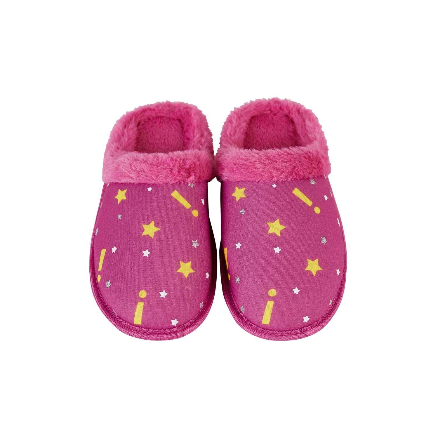 Pantufla Mujer Estampada Fucsia Fashion's Park-0