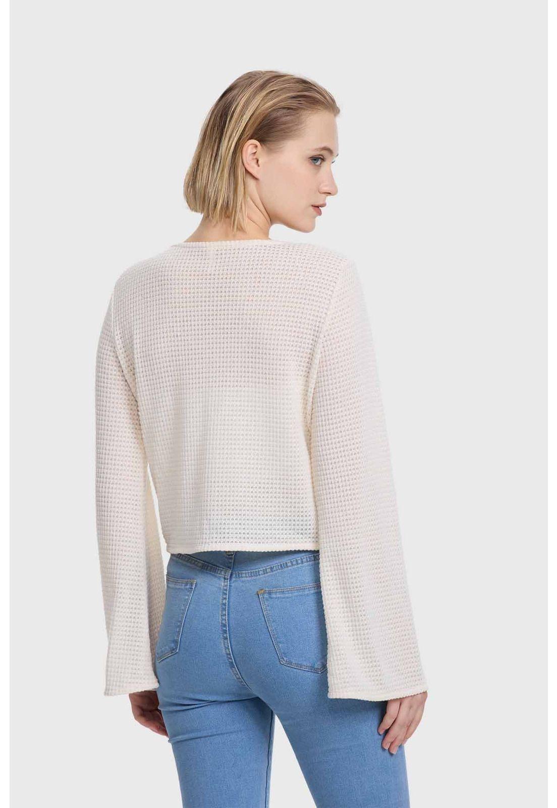 Polera Mujer Tapado Amarras Delanteros Arena-2