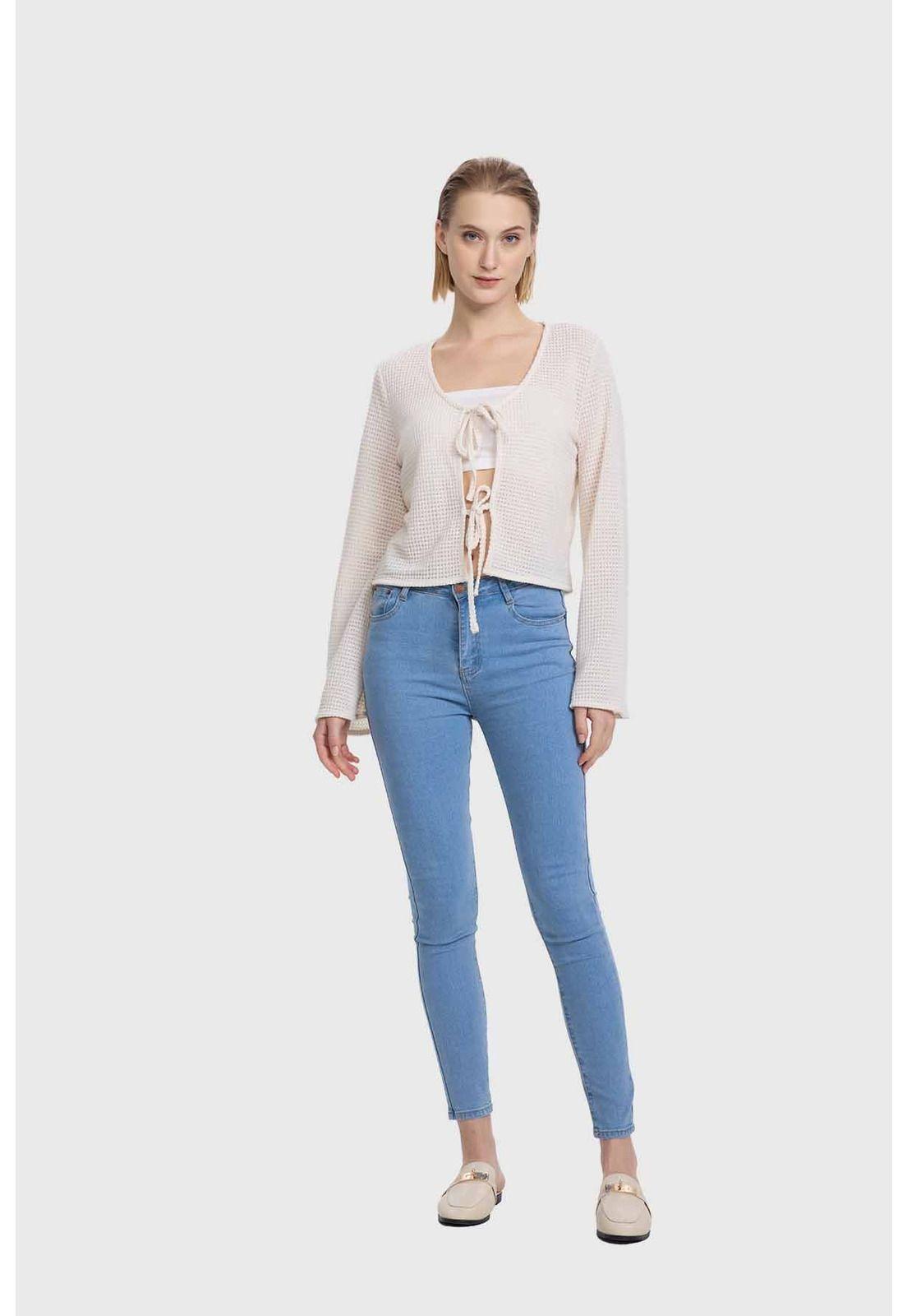 Polera Mujer Tapado Amarras Delanteros Arena-3