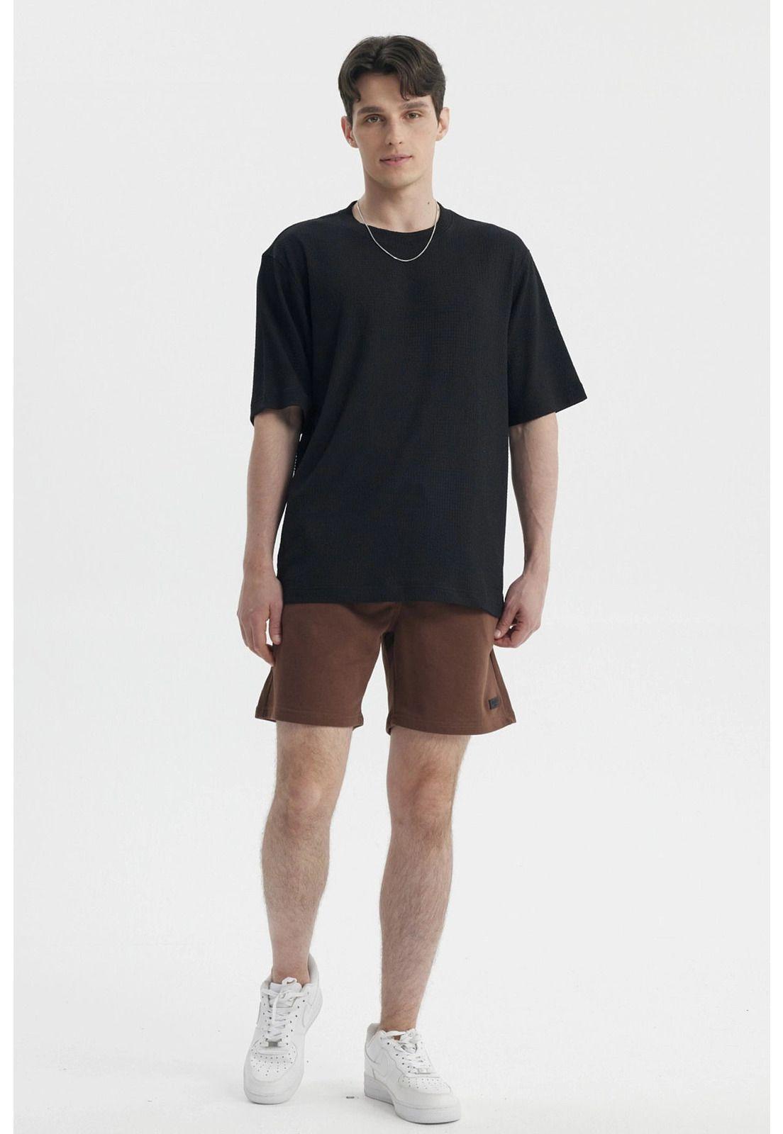 Polera Hombre Slim Negro- IX-3