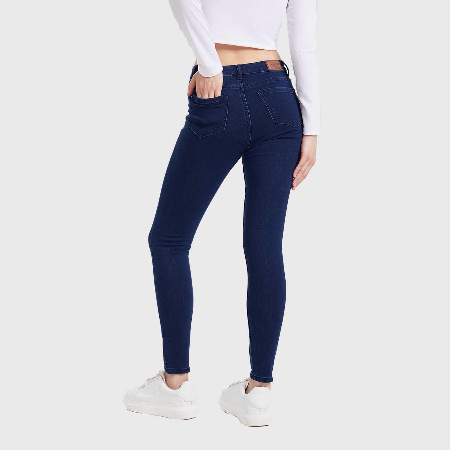 Jeans Mujer Super Skinny Emilia Azul Marino Fashion´s Park-2