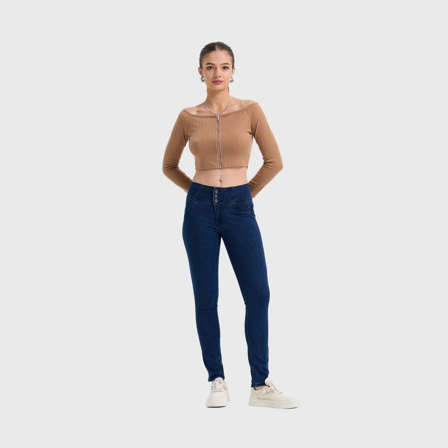 Jeans Mujer Modelo Castilla Azul Oscuro-3