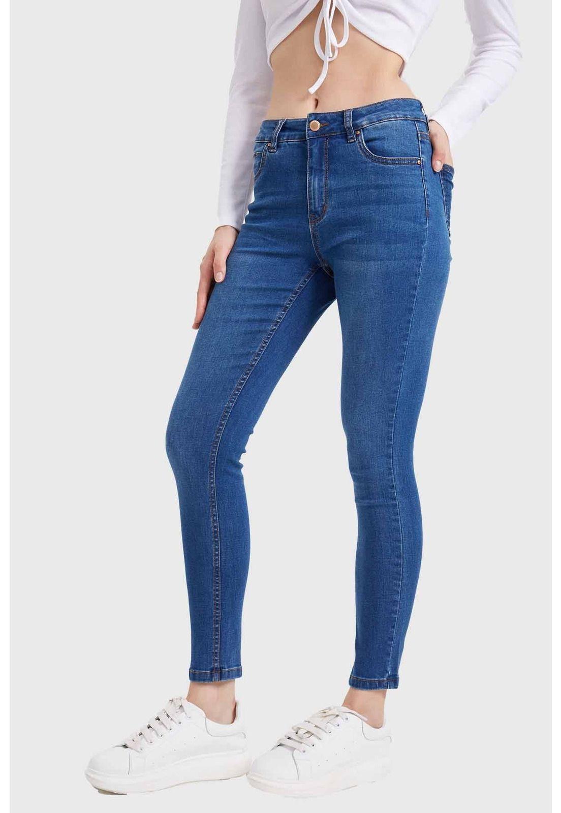 Jeans Mujer Skinny Estela Azul-2