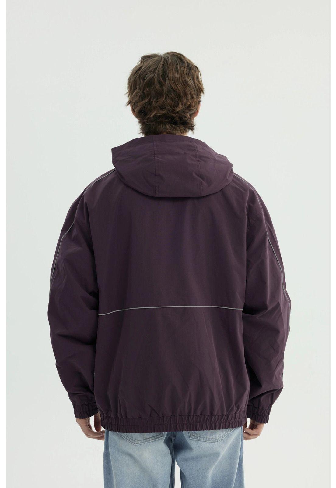 Chaqueta Hombre Oversize Morado-2