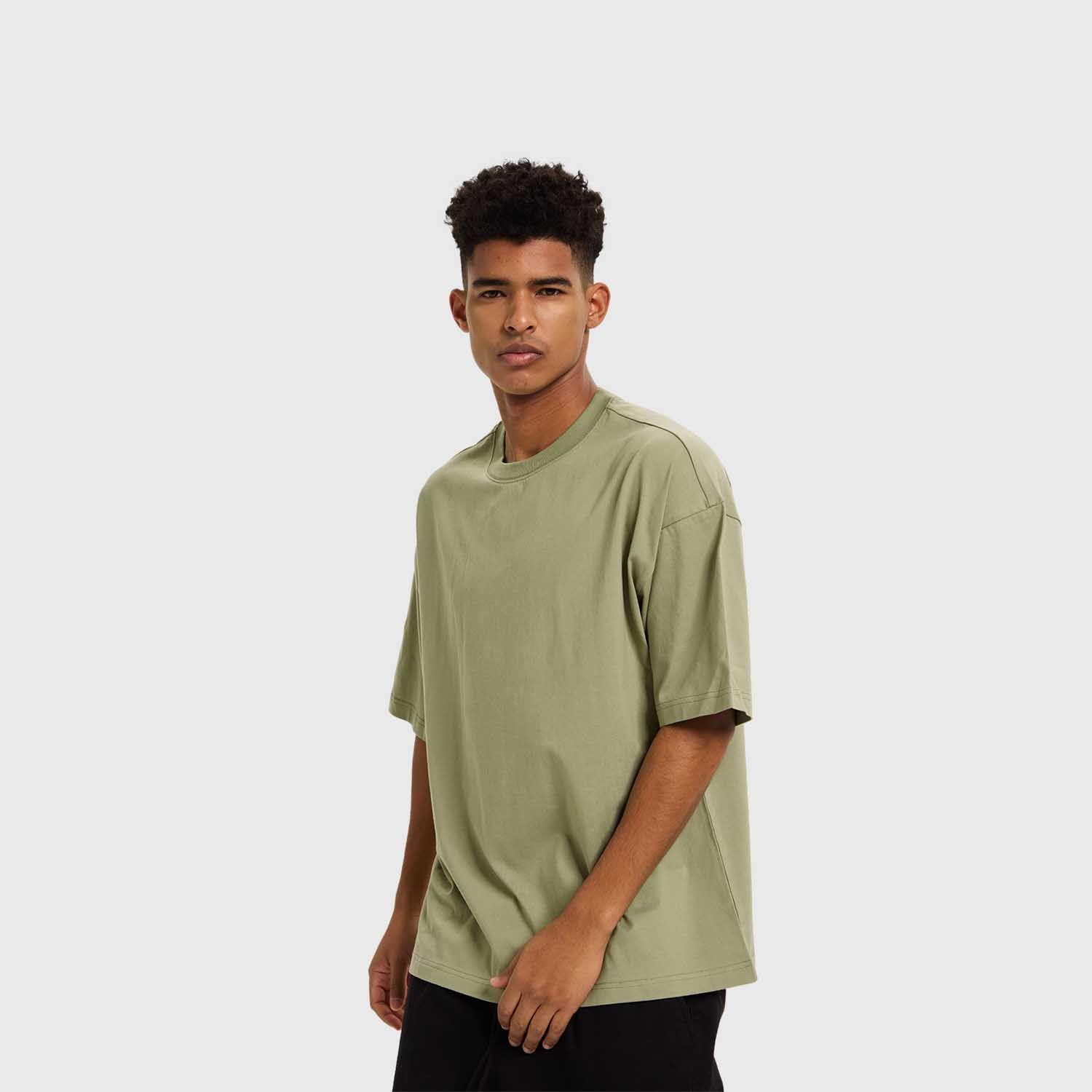 Polera Hombre Oversize Verde Claro I Fashion's Park-1