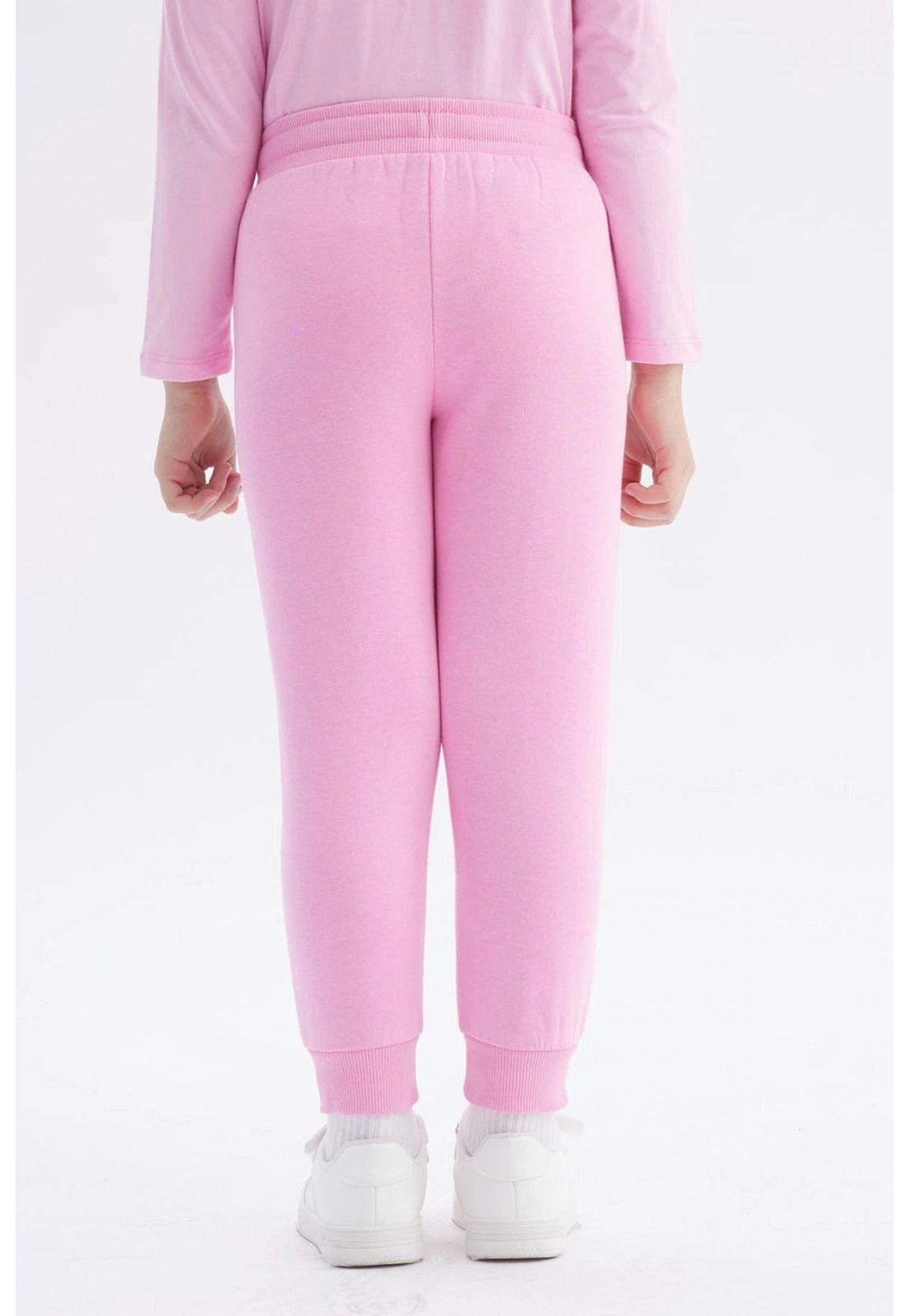 Pantalón Buzo Niña Jogger Stitch Rosado-2