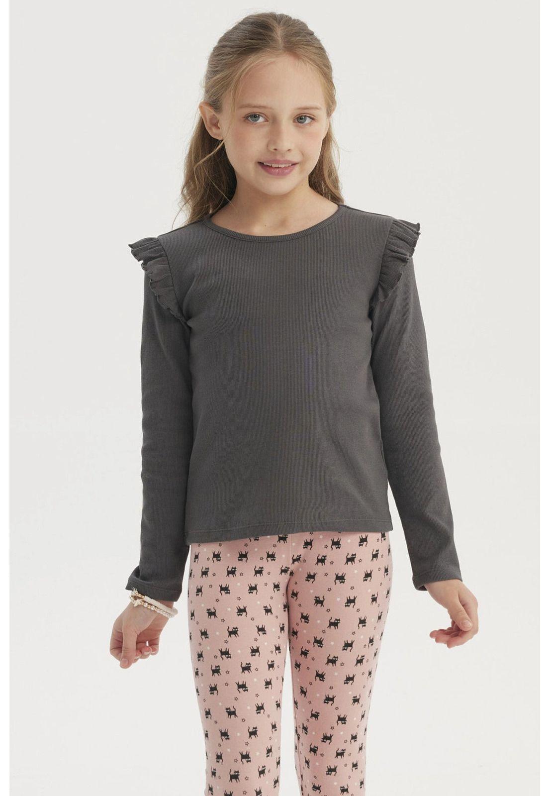 Polera Niña Teen Con Vuelos Marengo-0