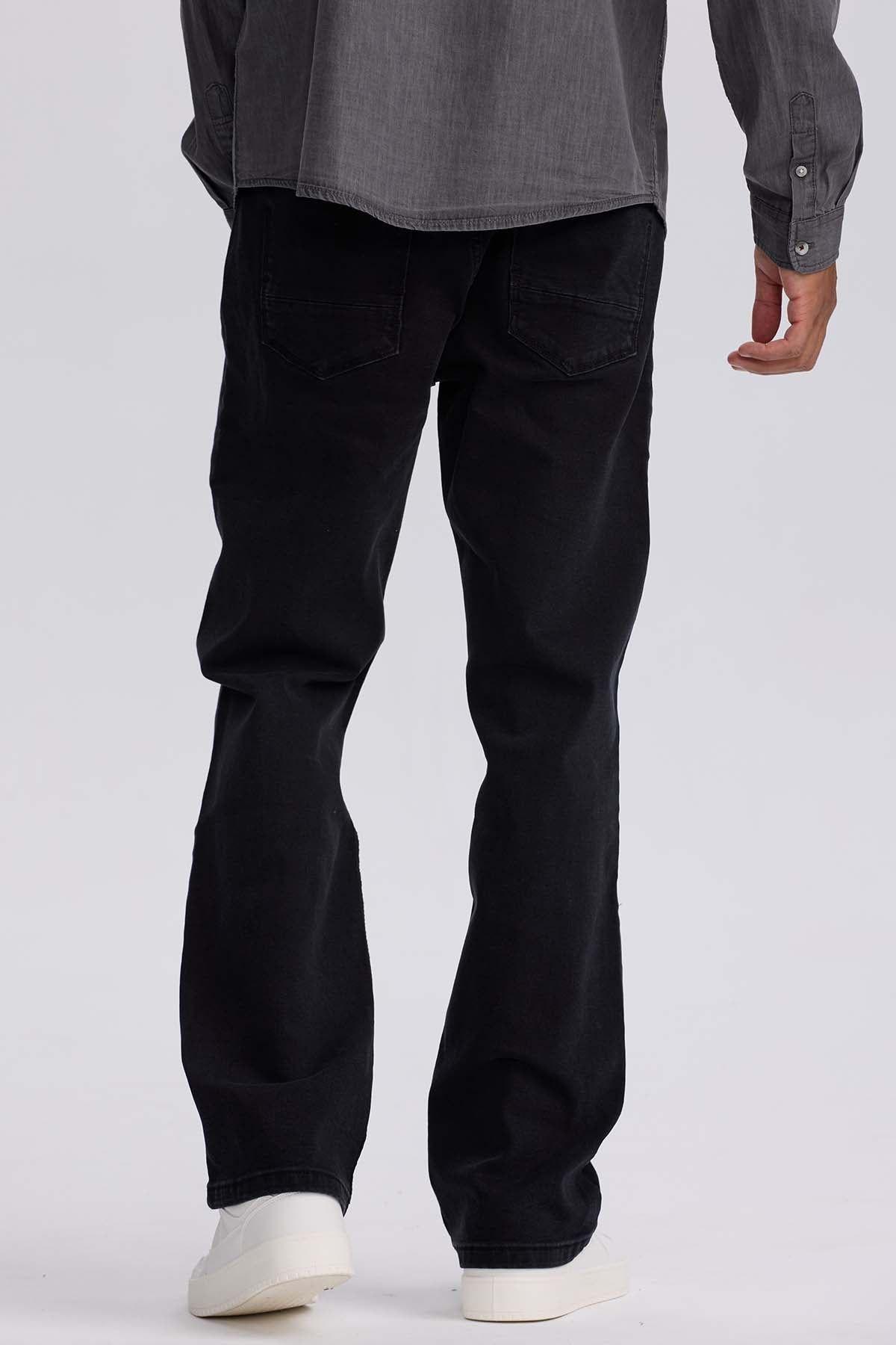Jeans Hombre Straight 605 Negro-2