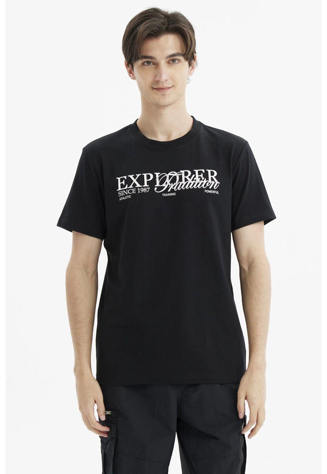 Polera Hombre Basket Negro-0