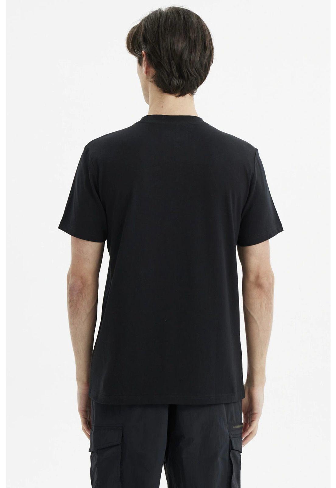 Polera Hombre Basket Negro-2