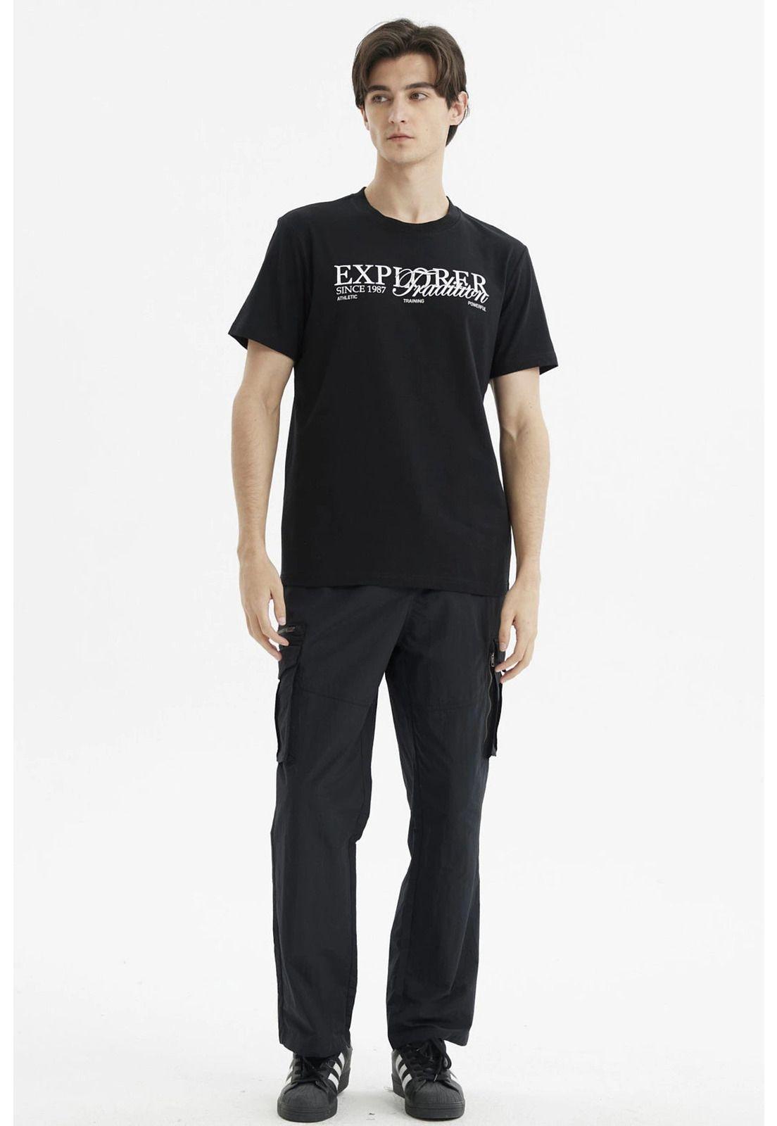 Polera Hombre Basket Negro-3