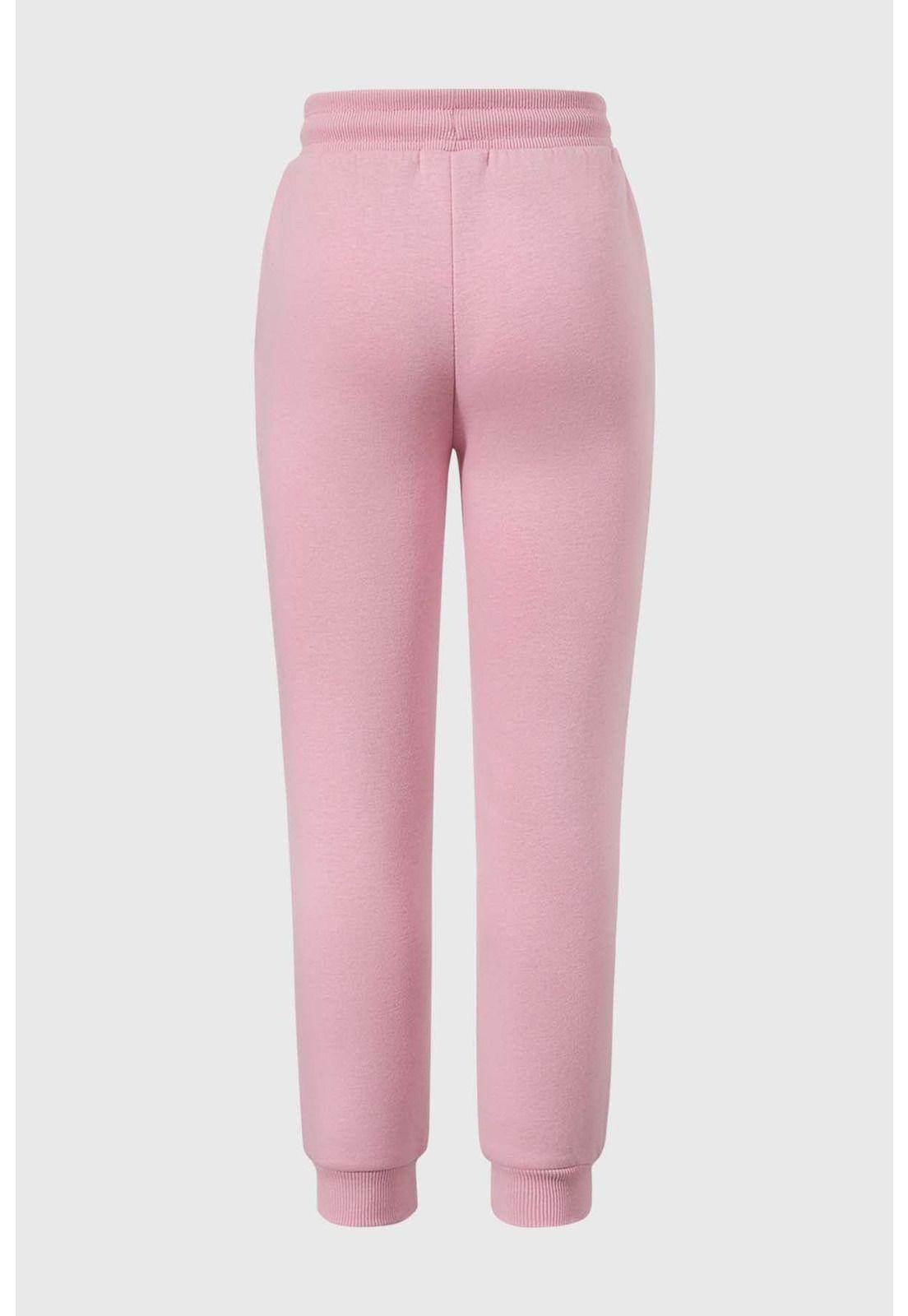 Pantalón Buzo Niña Jogger Rosado-1