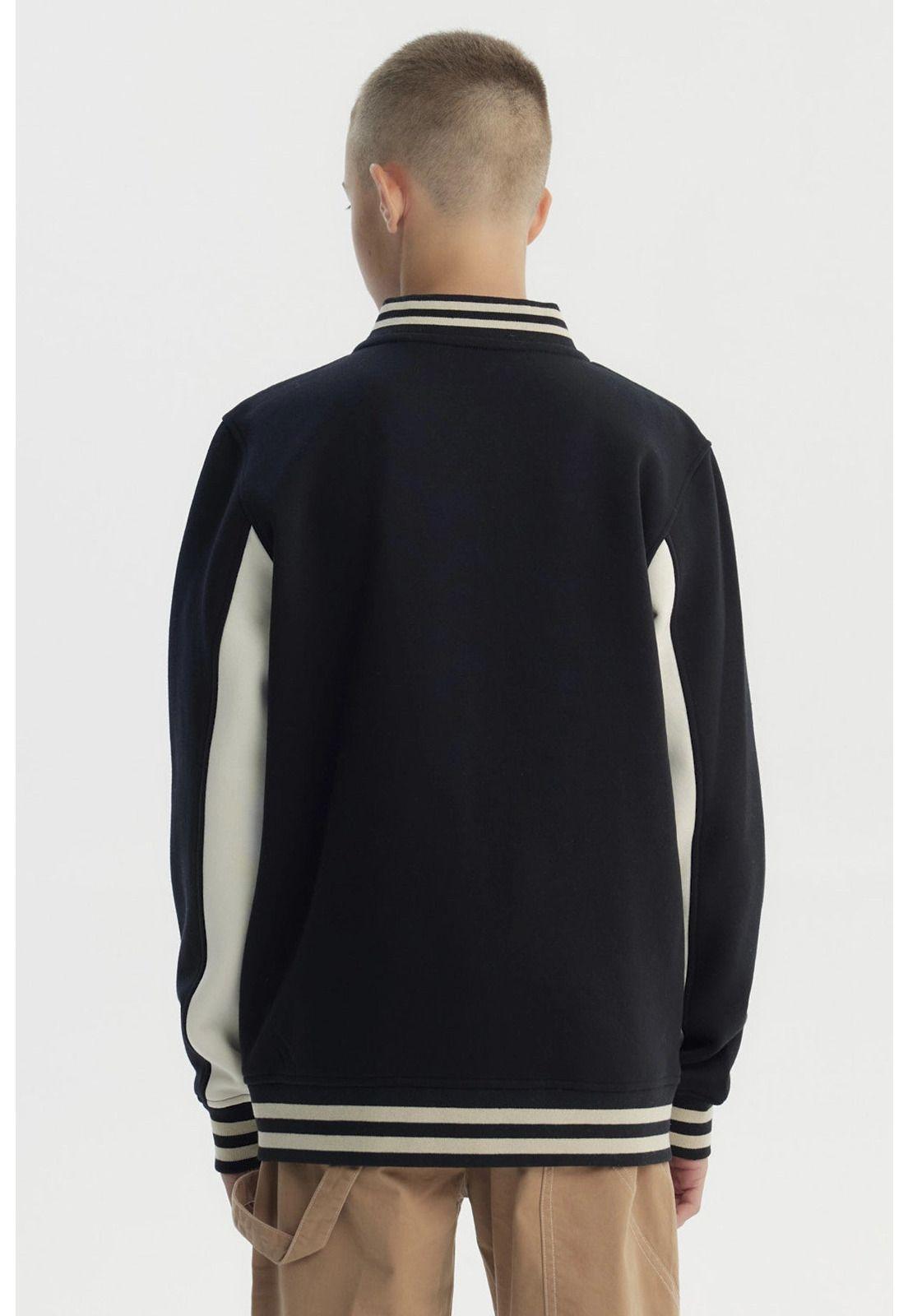 Chaqueta Niño Slim Negro - ll-2