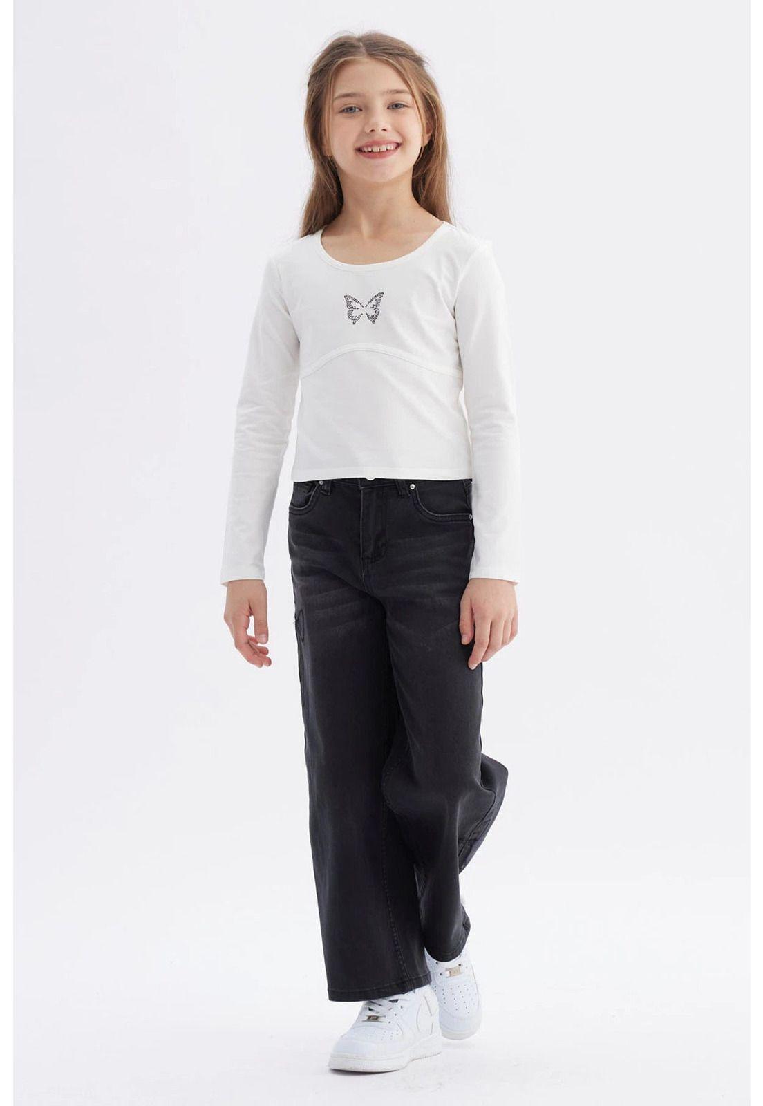 Polera Niña Teen Print Crudo-3