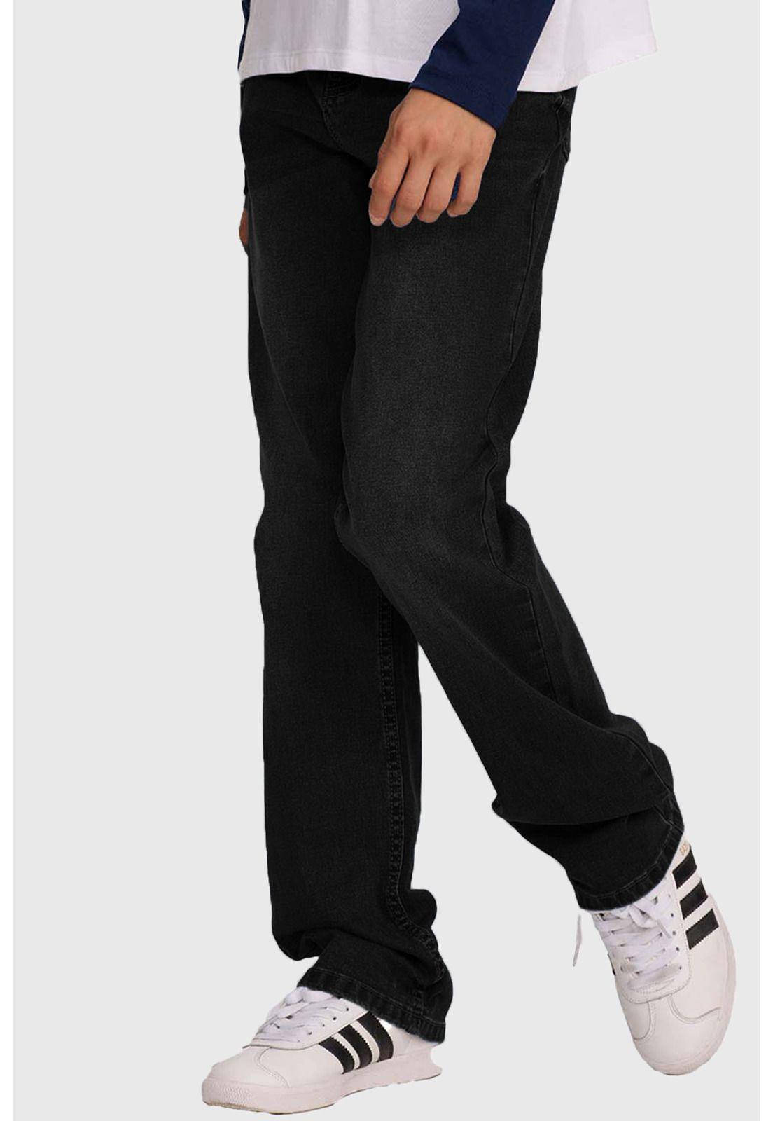 Jeans Niño Básico Negro - ll-0