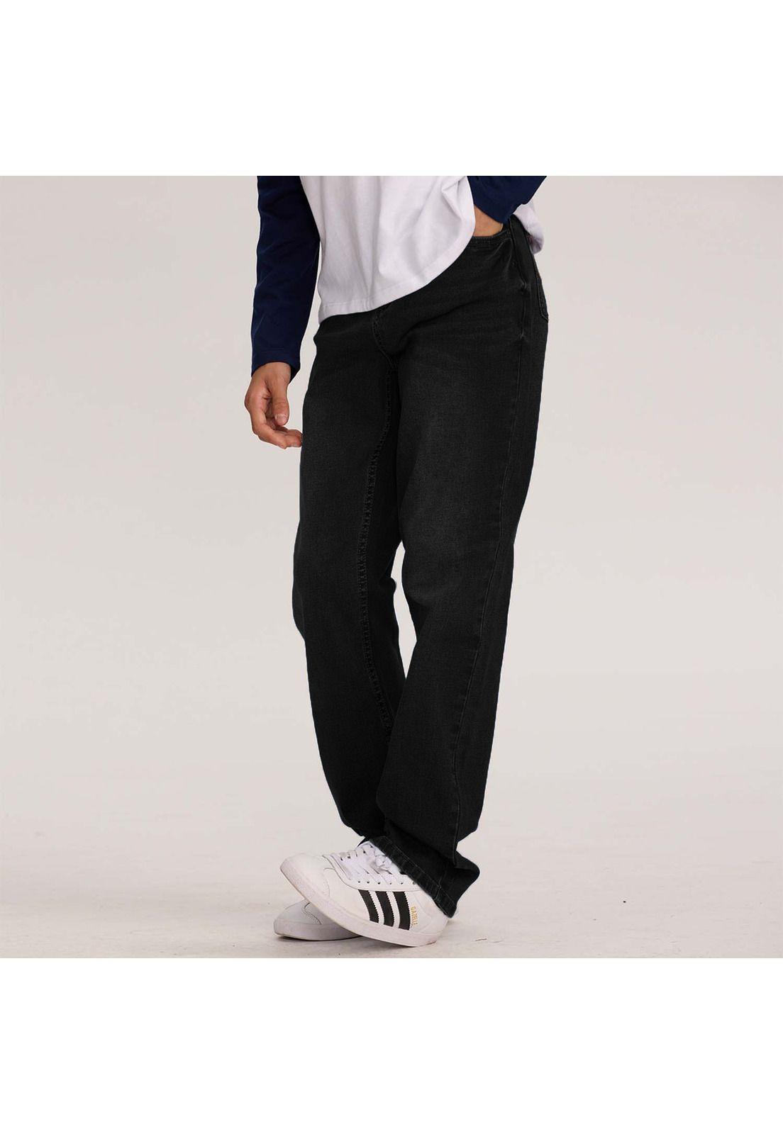 Jeans Niño Básico Negro - ll-1