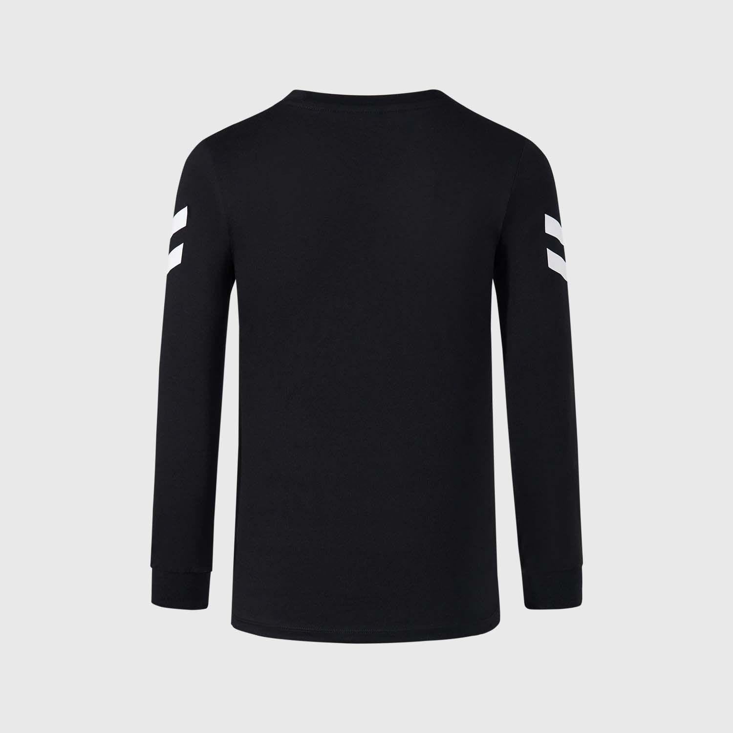 Polera Niño Con Print Negro Fashion's Park-1
