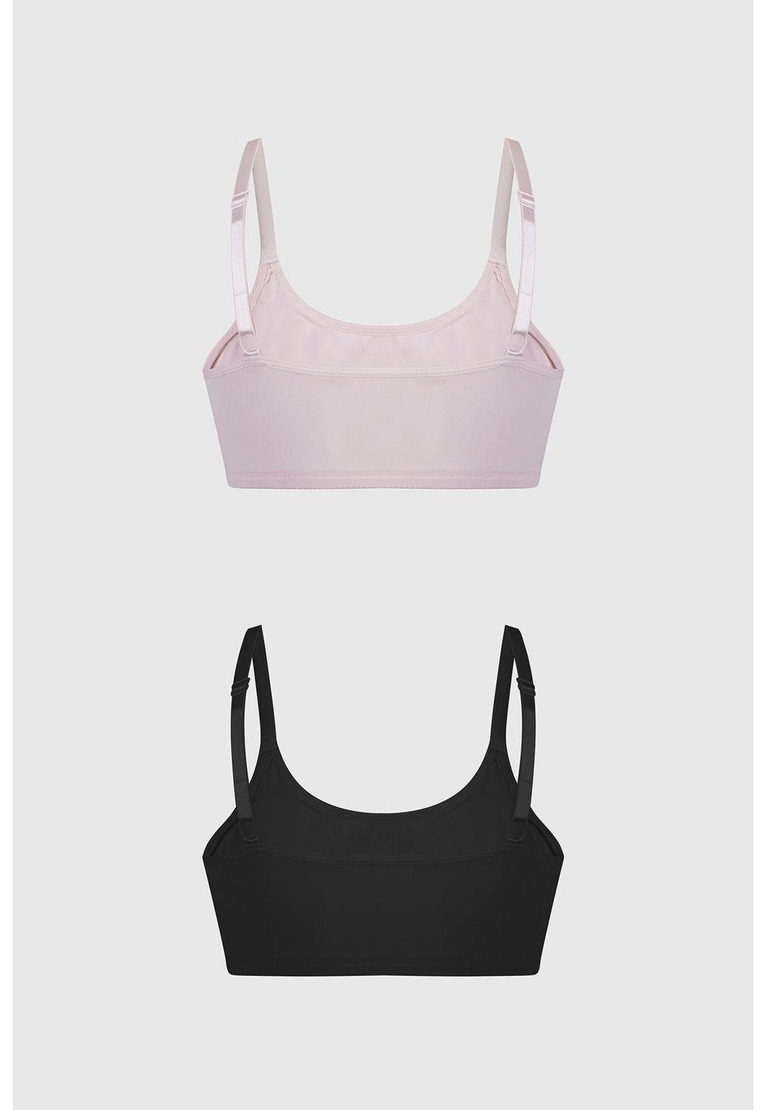 Sostén Mujer Peto Liso Palo Rosa-1