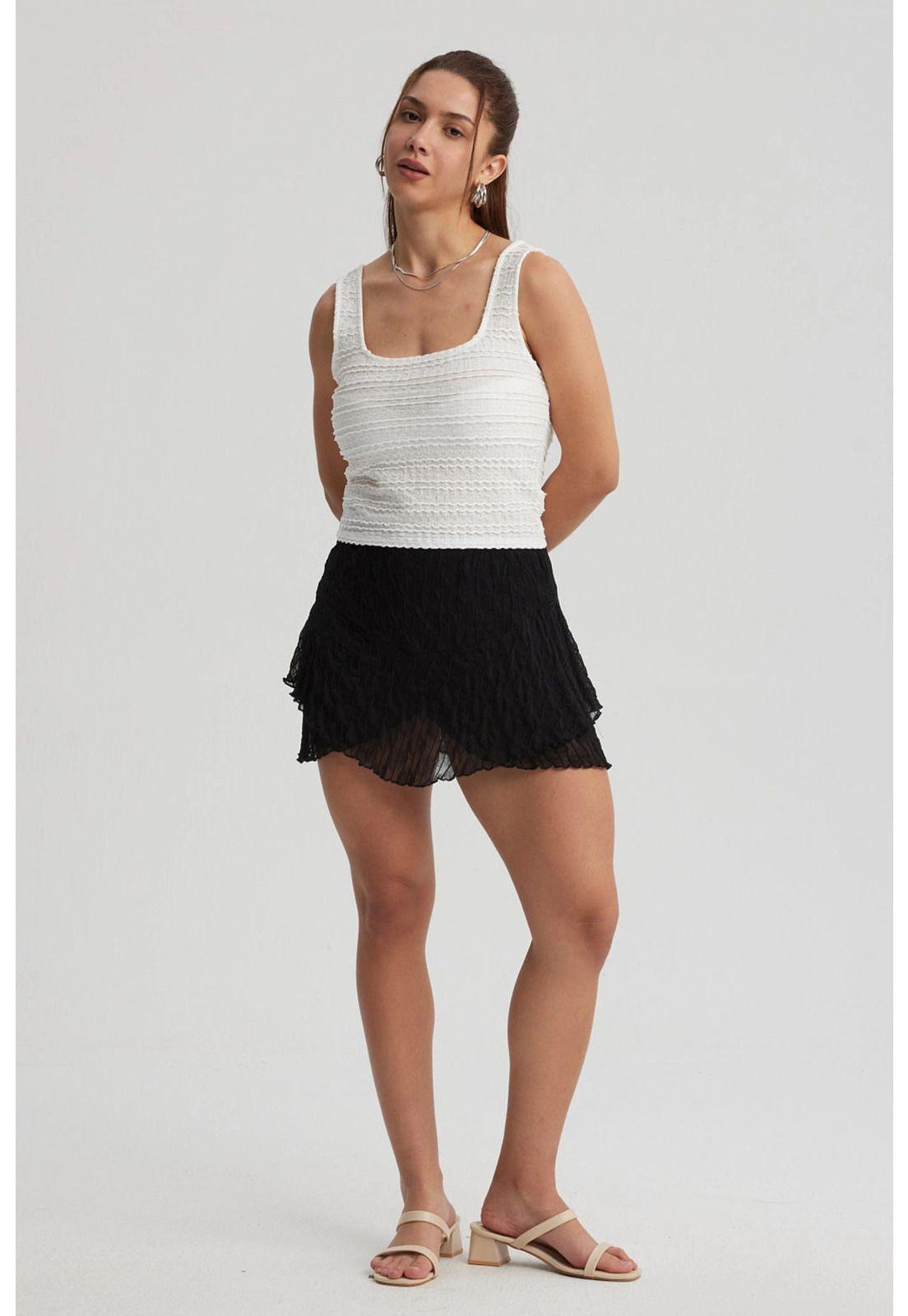 Polera Mujer Escote Cuadrado Blanco - lll-3