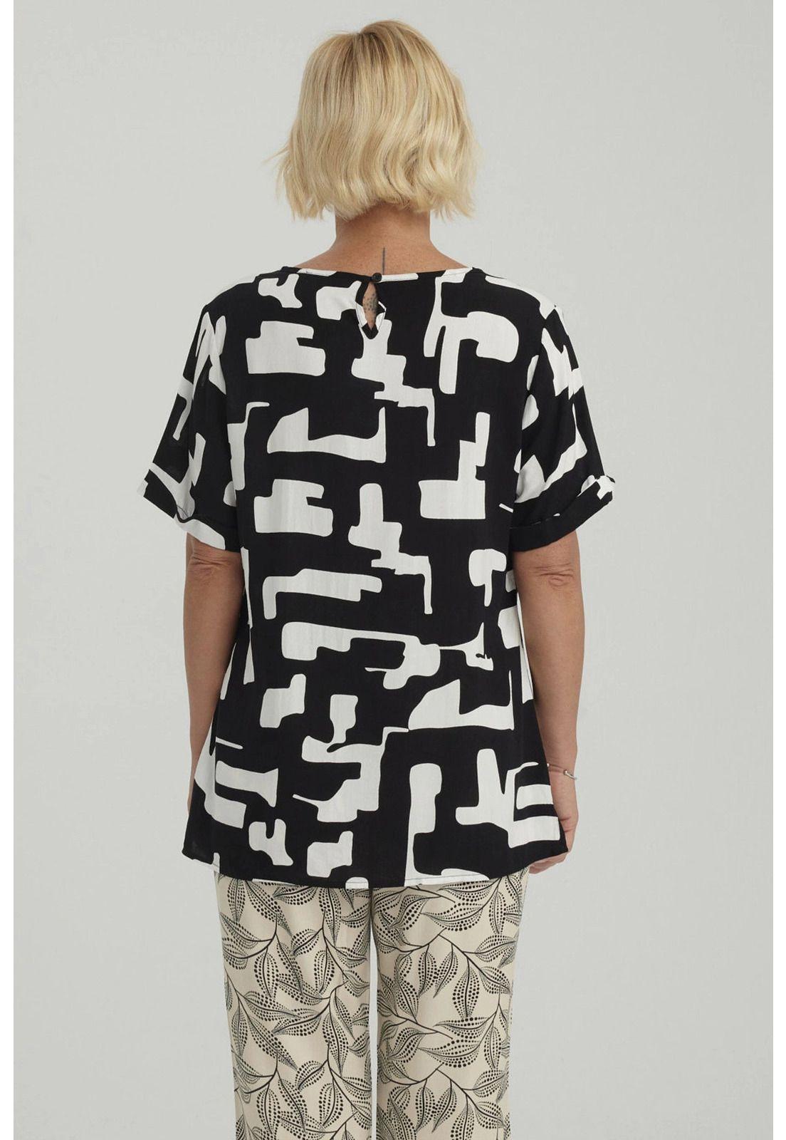 Blusa Mujer Rapport Negro-2