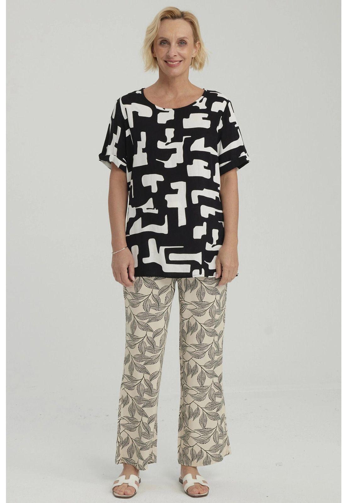 Blusa Mujer Rapport Negro-3