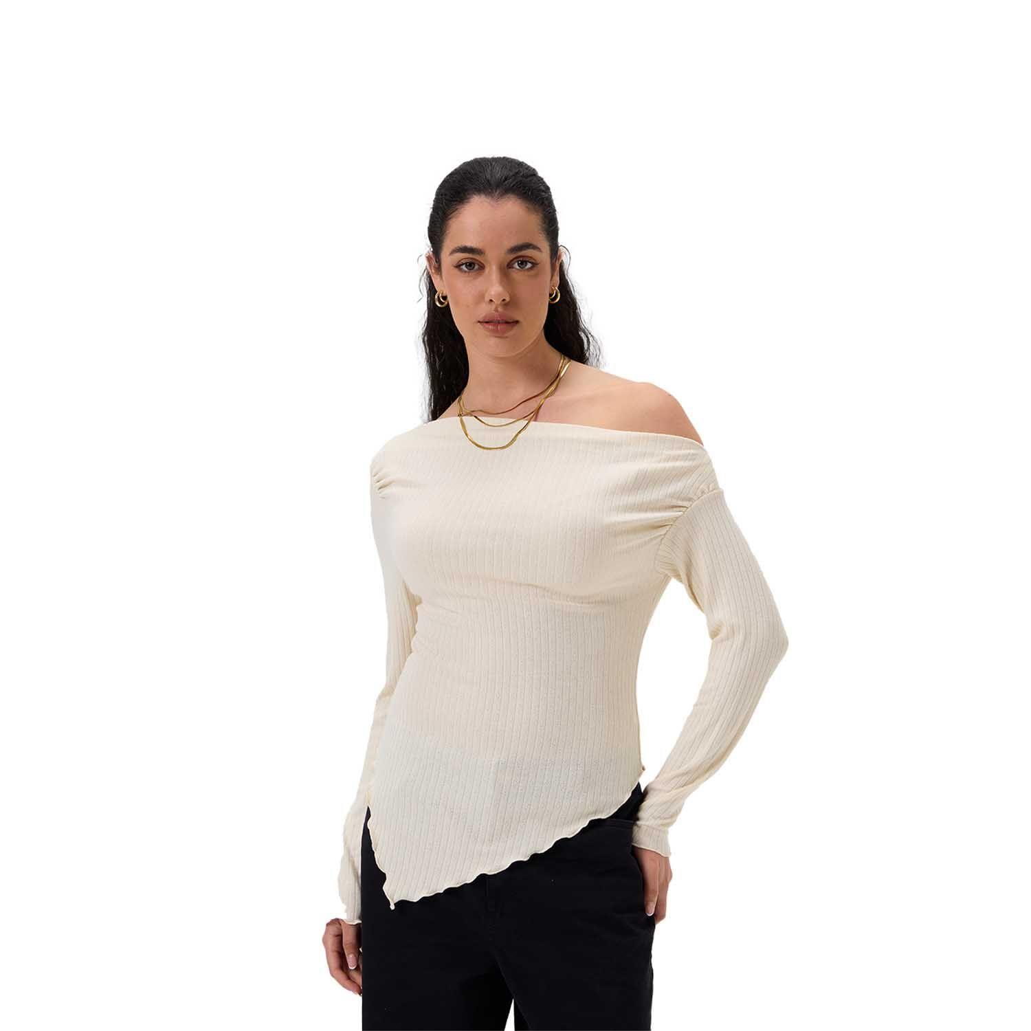 Polera Mujer C/Asimétrico Basta Arena Fashion's Park-0