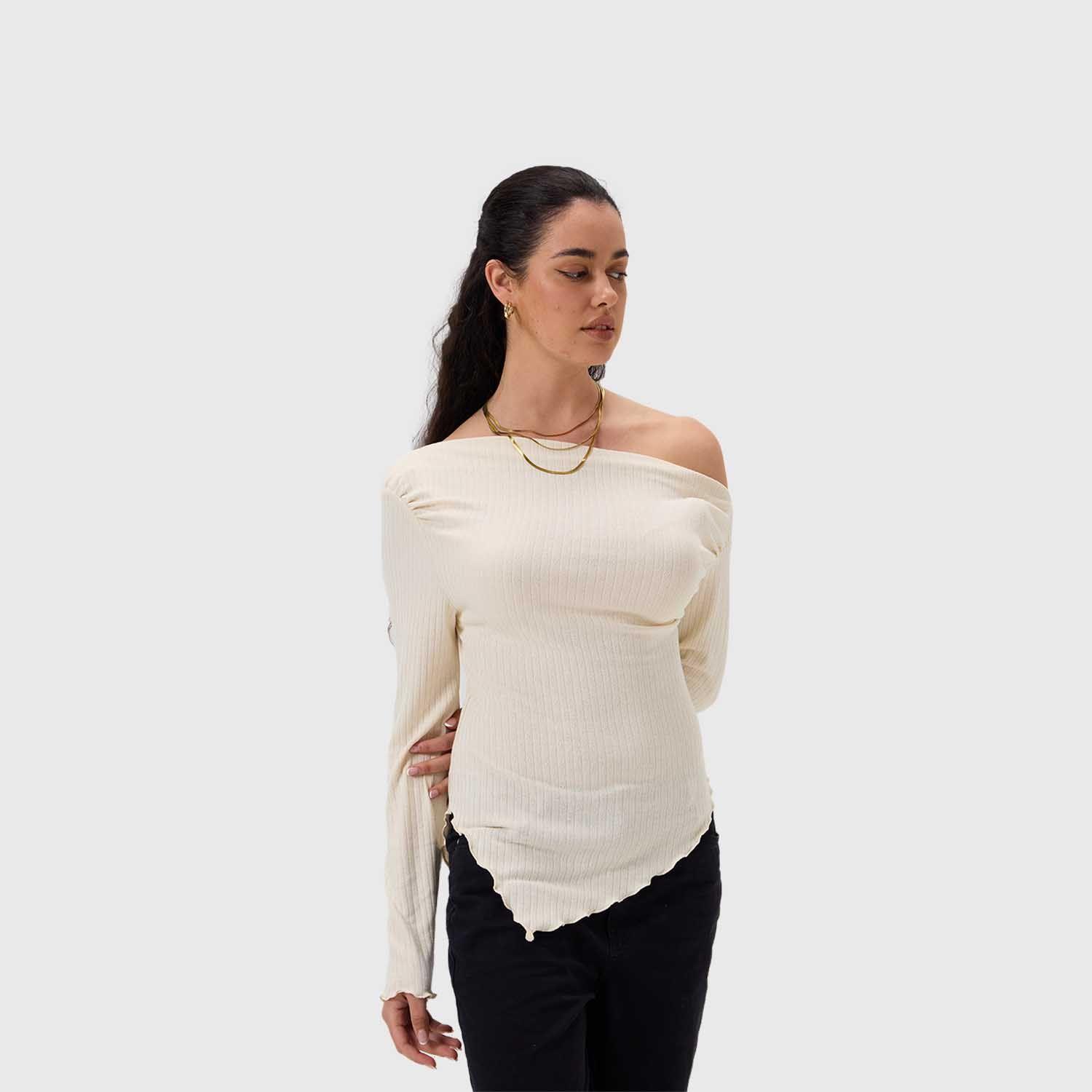 Polera Mujer C/Asimétrico Basta Arena Fashion's Park-1