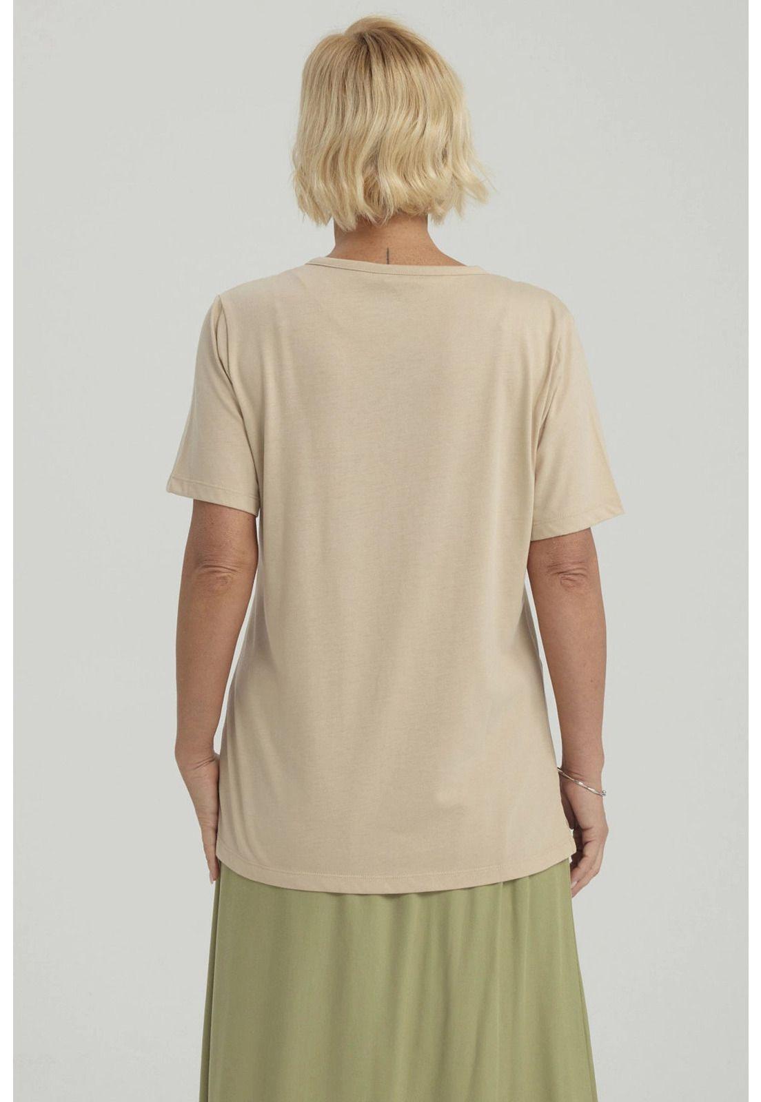 Polera Mujer Detalle Hombro Beige Oscuro-2