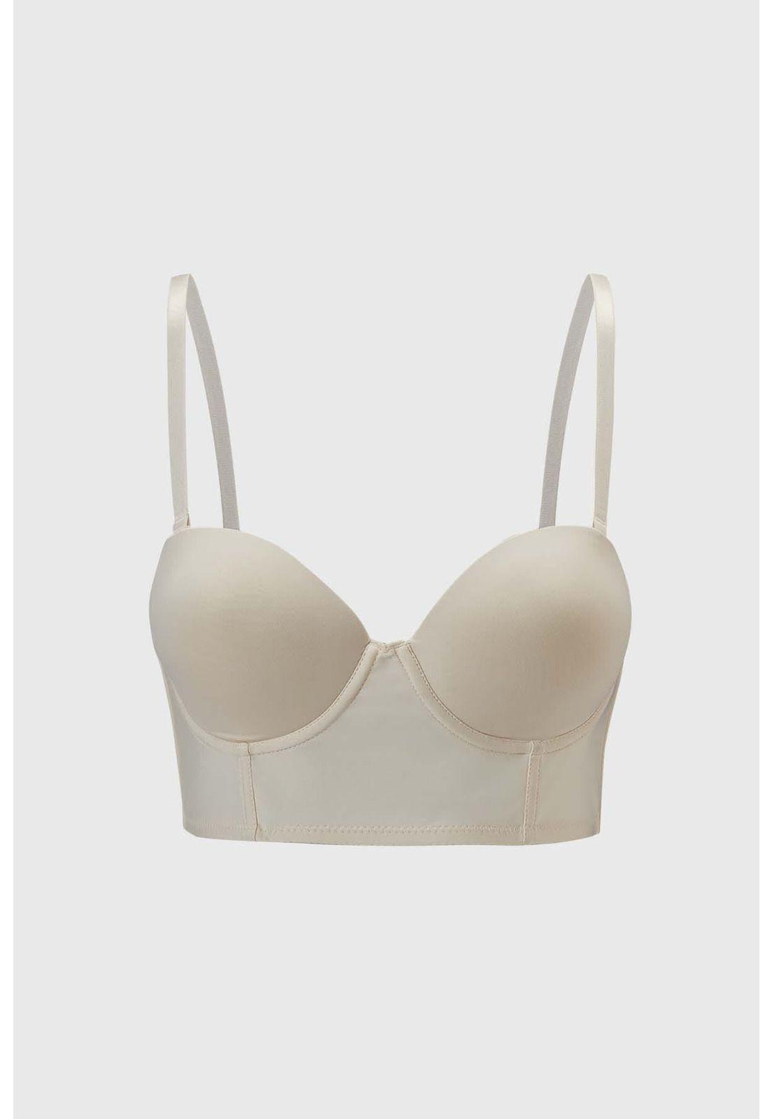 Sostén Mujer Strapless Bustier Crudo-0