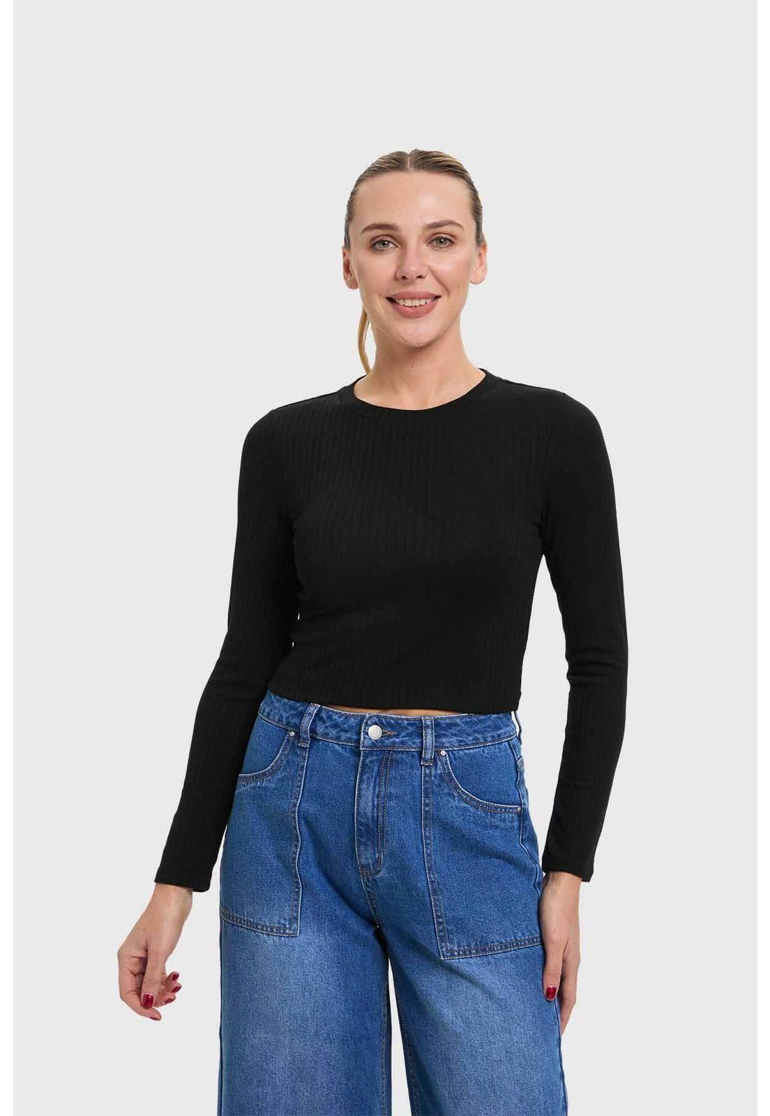 Polera Mujer Negro - lV-0