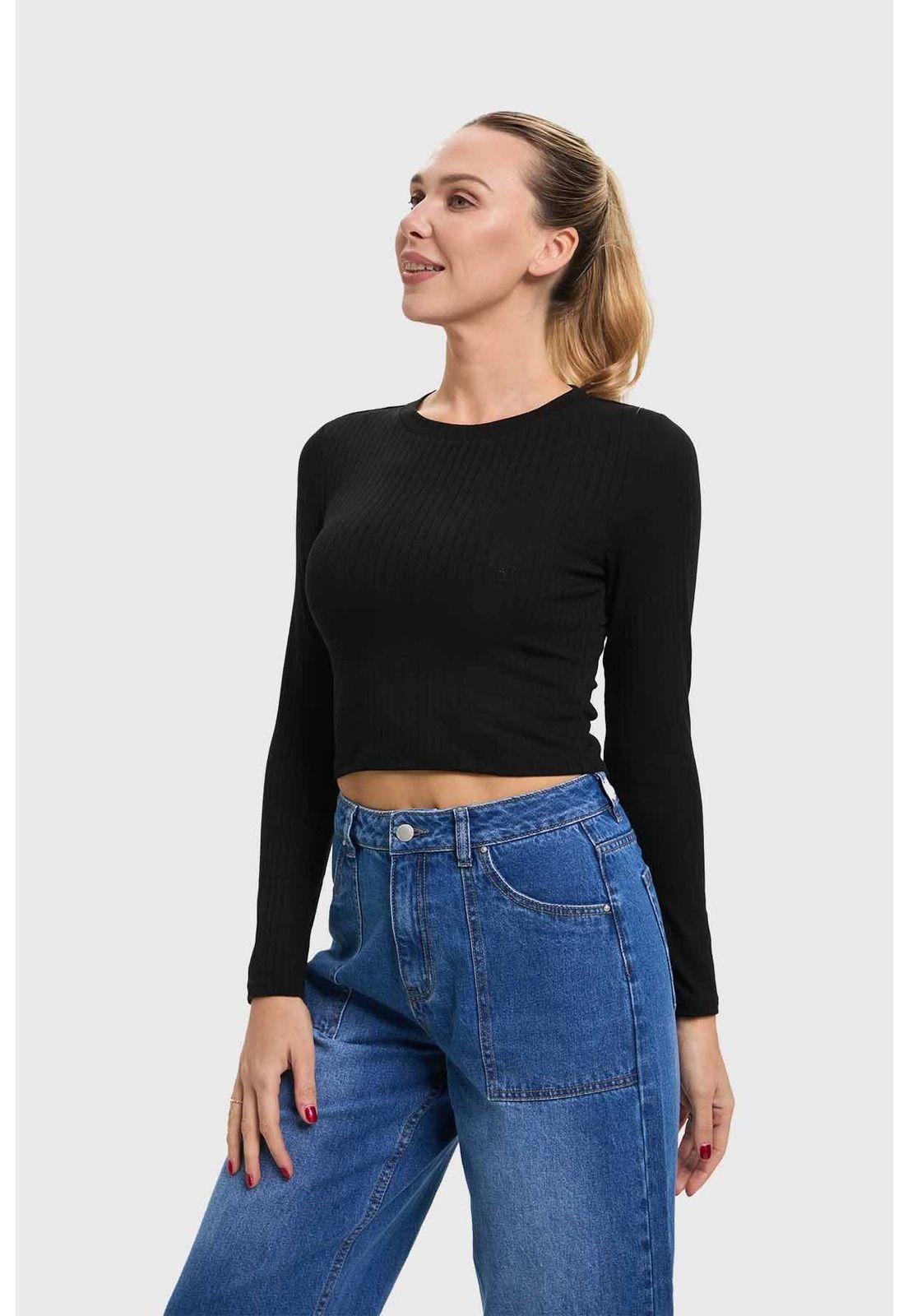 Polera Mujer Negro - lV-1