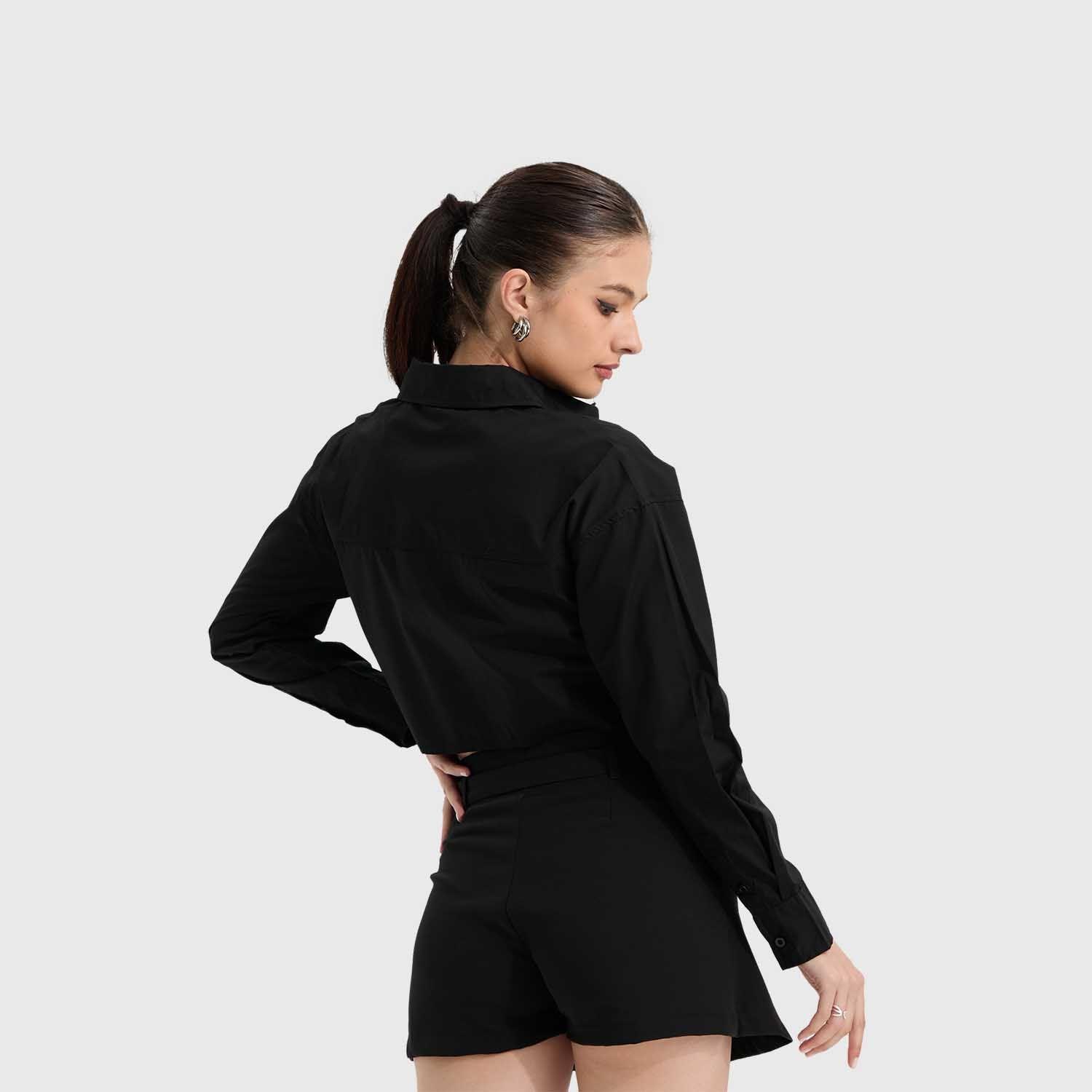 Blusa Mujer Cargo Negro Fashion's Park-2
