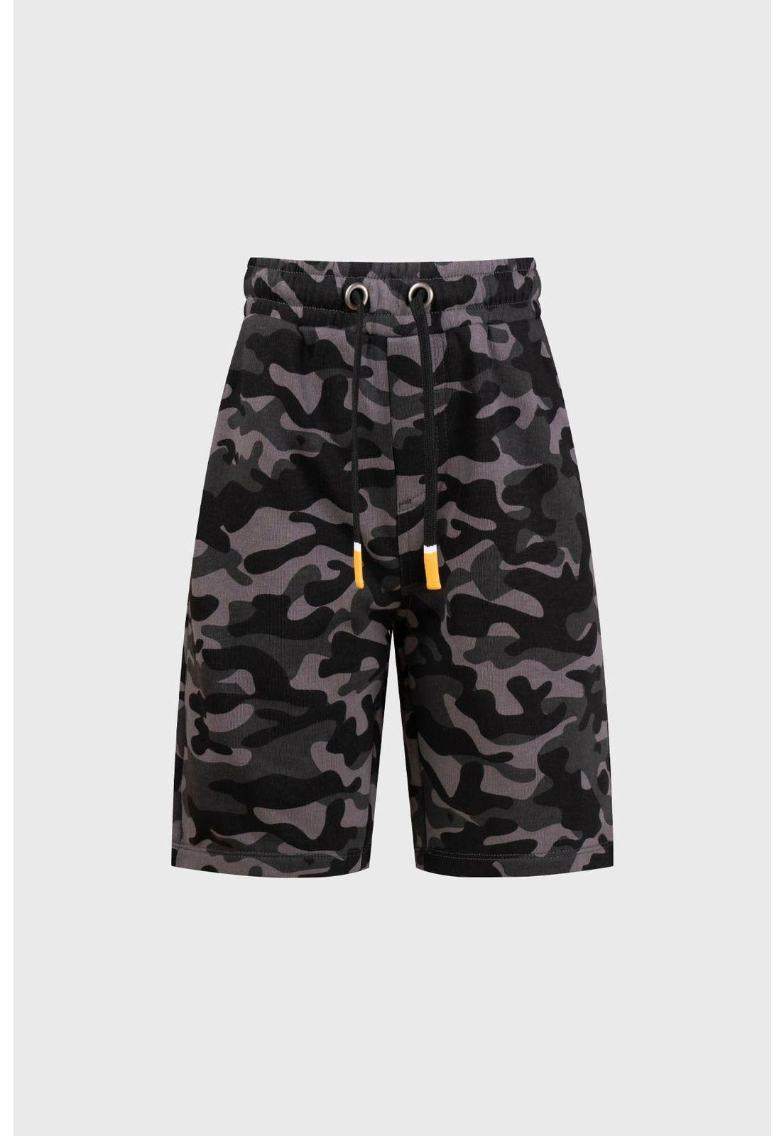 Bermuda Niño Bipack Gris Melange-2