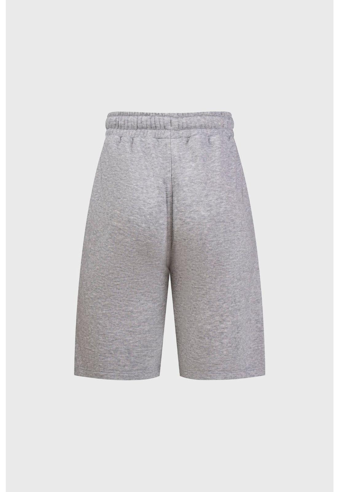 Bermuda Niño Bipack Gris Melange-3