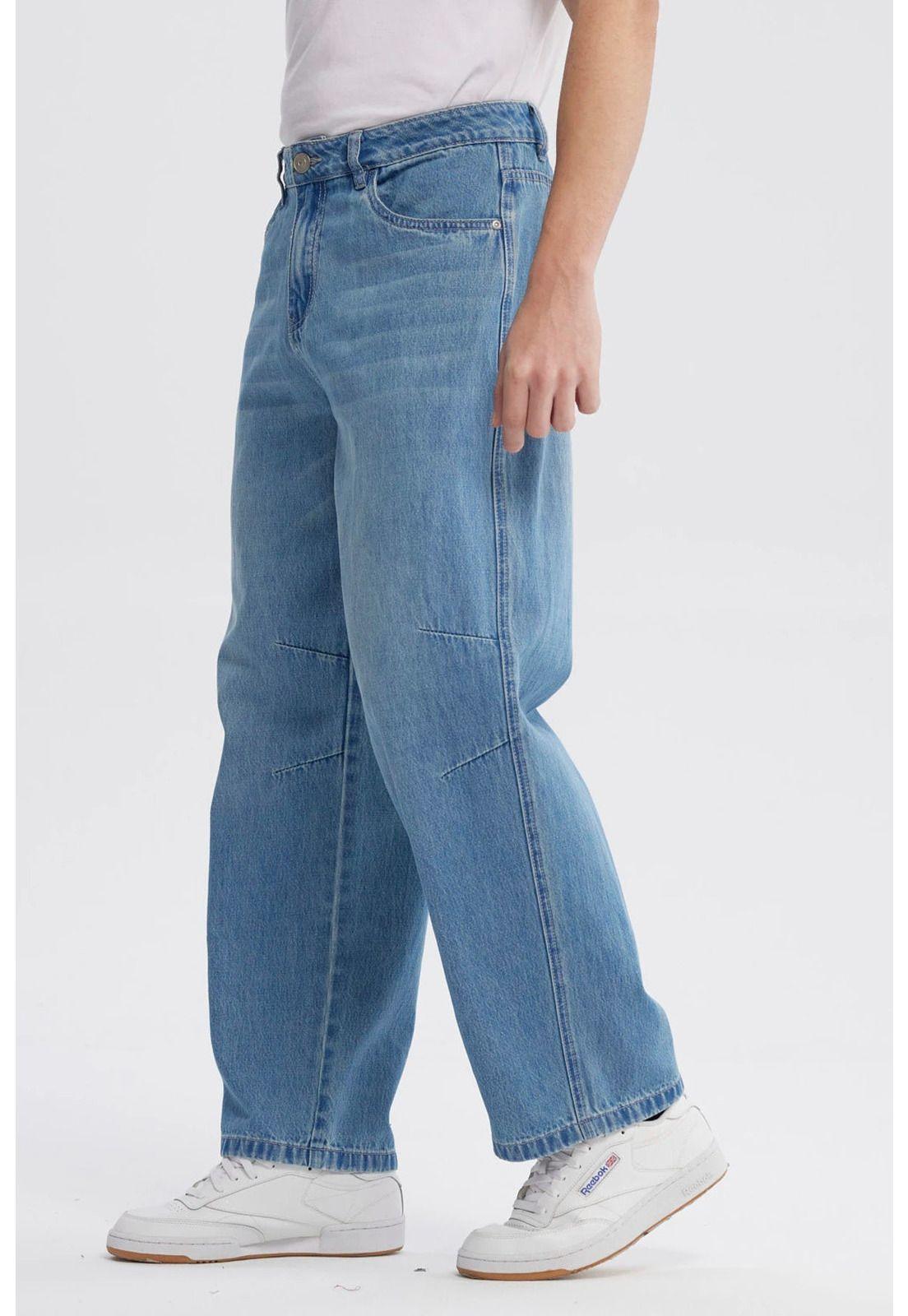 Jeans Hombre Baggy Azul Claro - ll-1