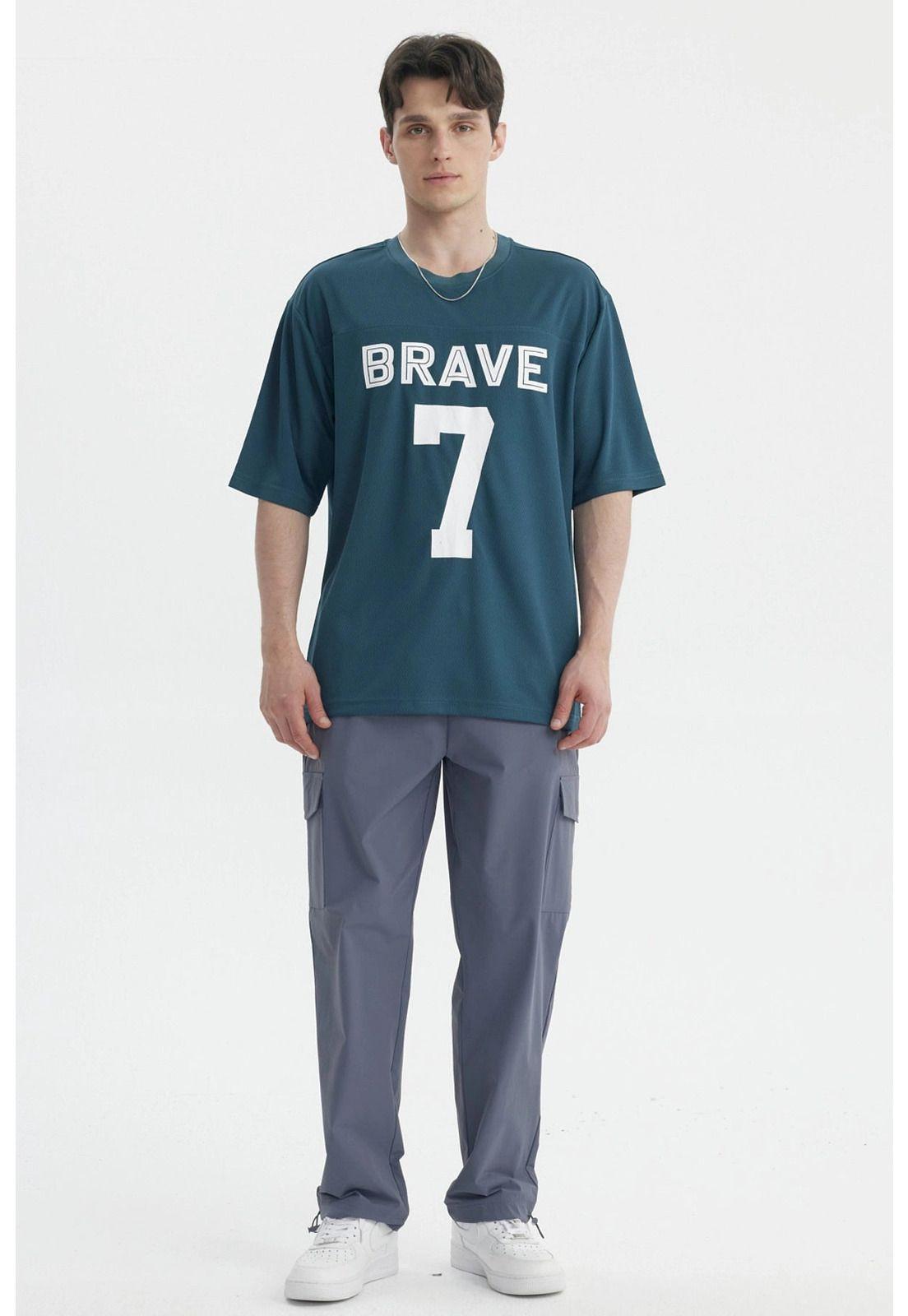 Polera Hombre Oversize Petroleo-3