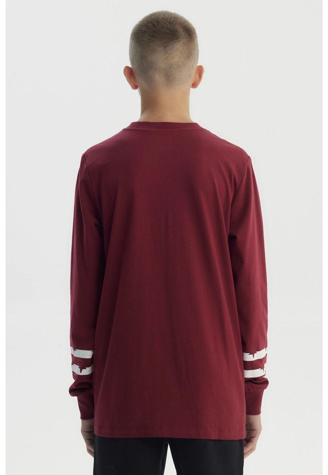Polera Niño Slim Burdeo - lll-2