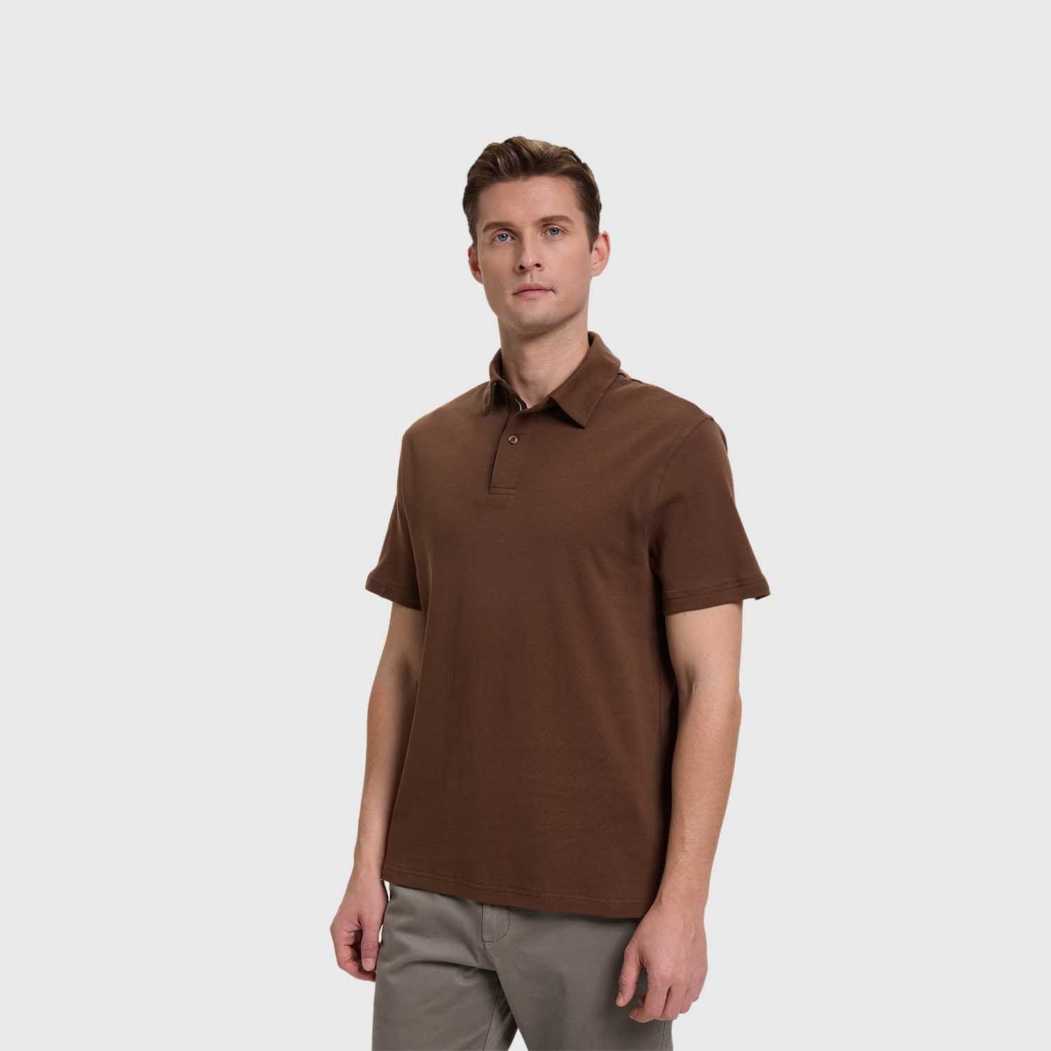 Polera Hombre Lisa Cafe Fashion's Park-1