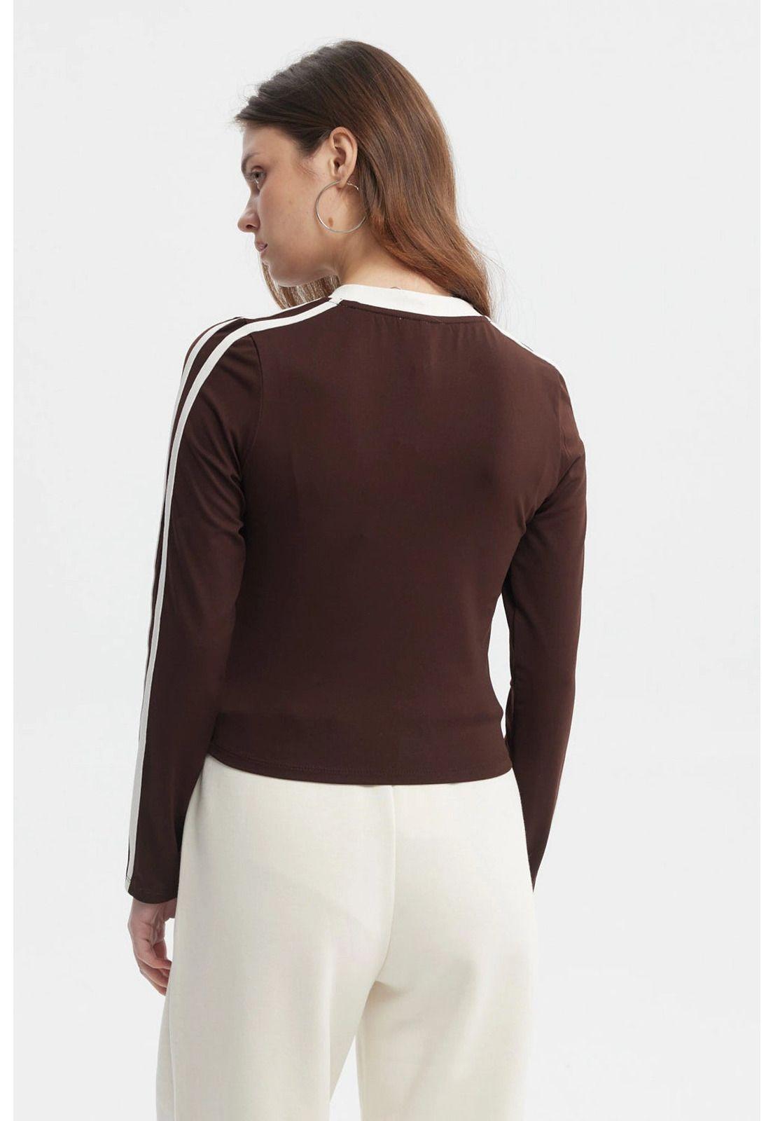 Polera Mujer Ciudad Café Oscuro-2